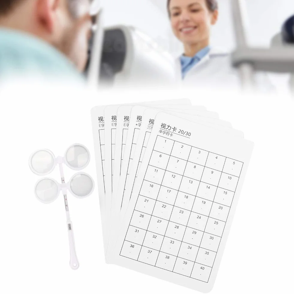 Flipper Optyczny 6szt z kartą wizualną (±150 stopni) Instrument Optyczny Optometria