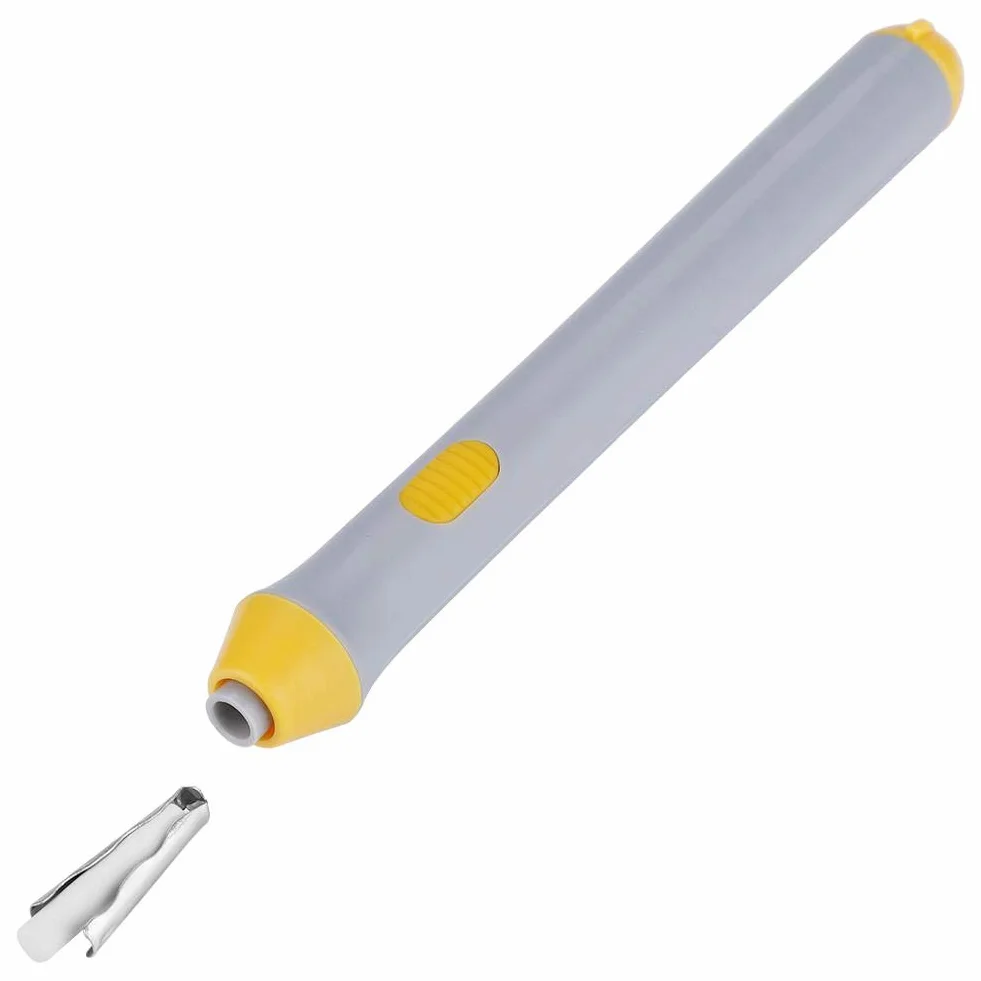 Tenwin Elektryczna akumulatorowa automatyczna gumka do ołówków z 22 wkładami do gumki (szary)