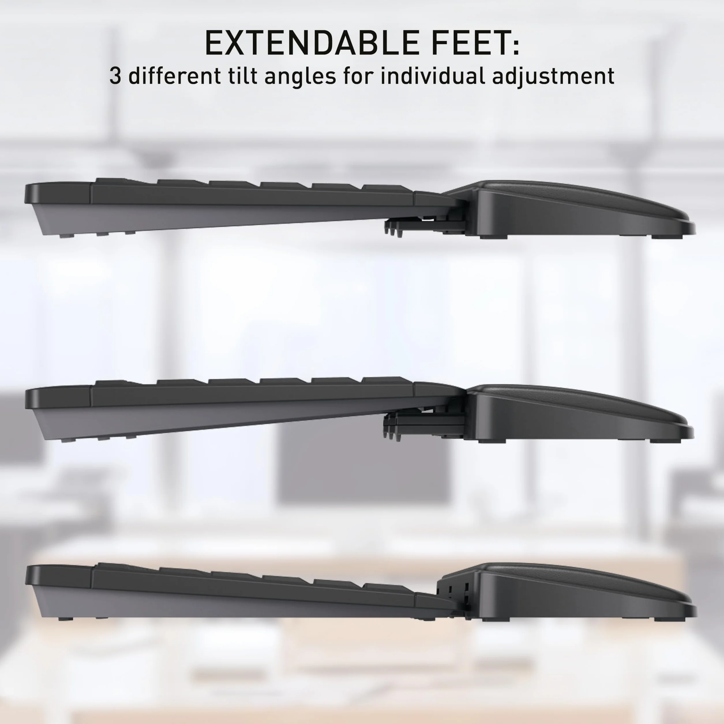 CHERRY PALMREST ERGO ergonomiczna podpórka pod nadgarstki czarny
