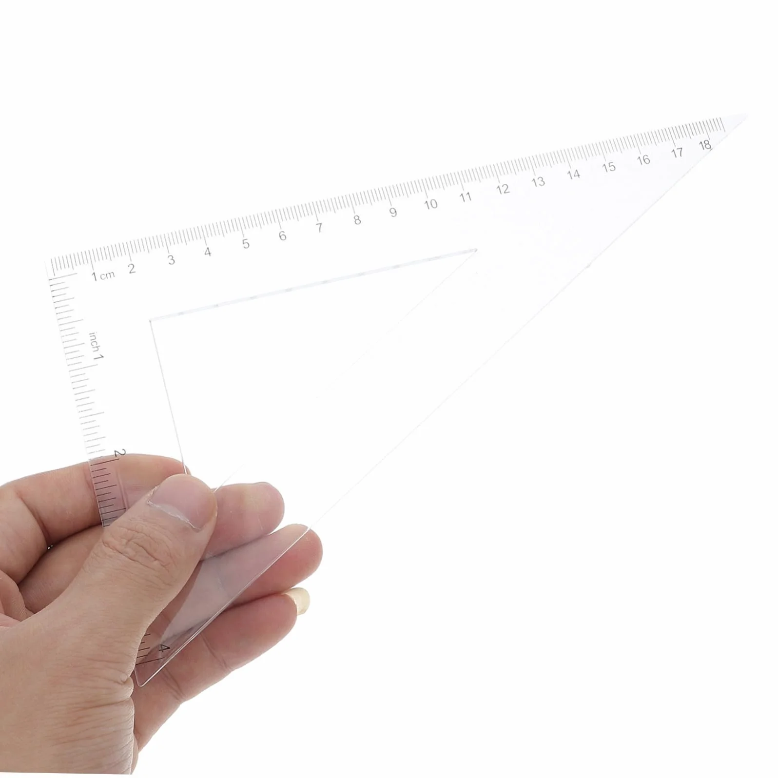 NUOBESTY Zestaw 8 Linijek Geometrycznych Komplet Linijek Math Kątomierz Trójkąt