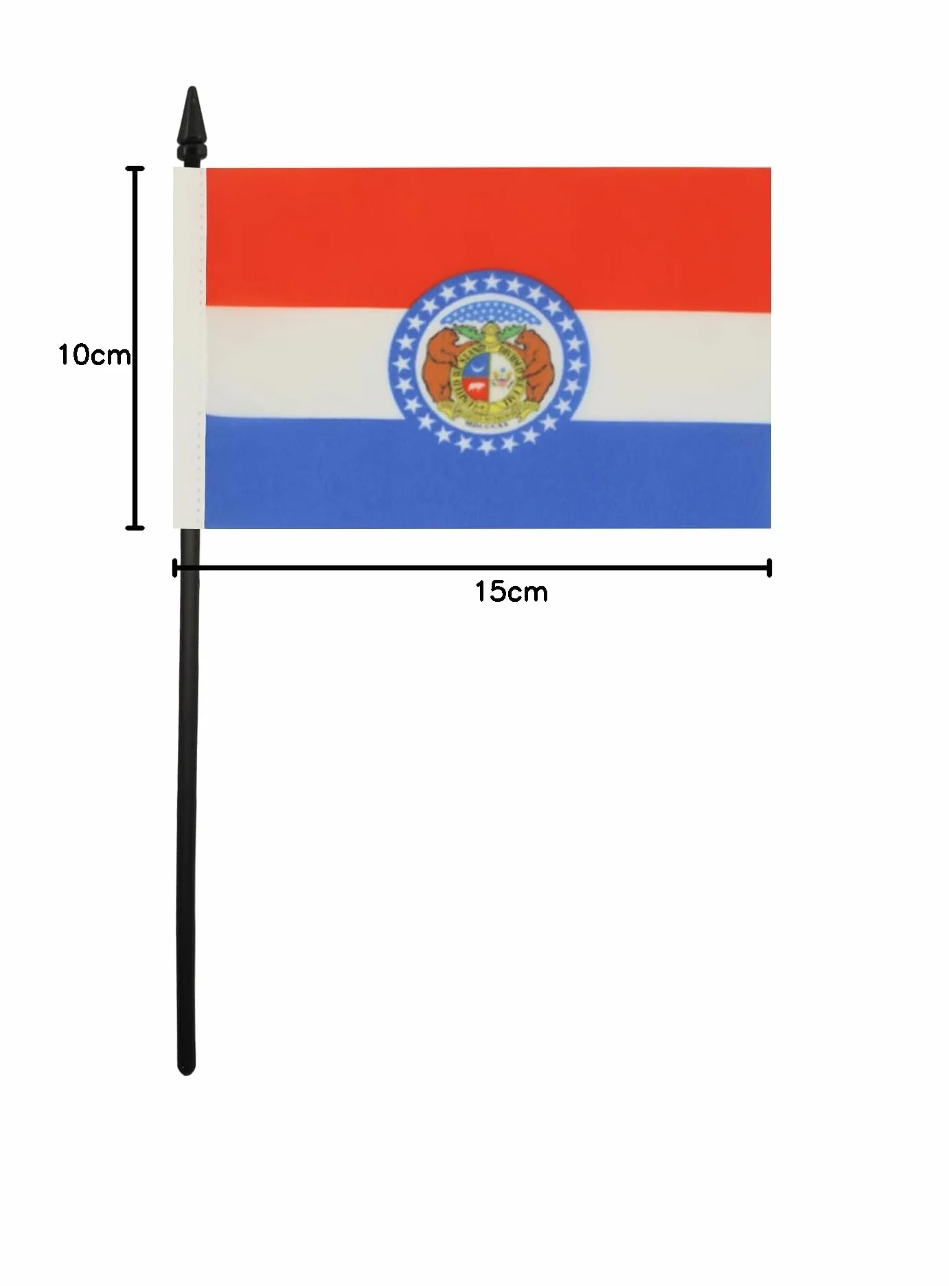 Drapeau de Table Missouri, 15cm x 10cm