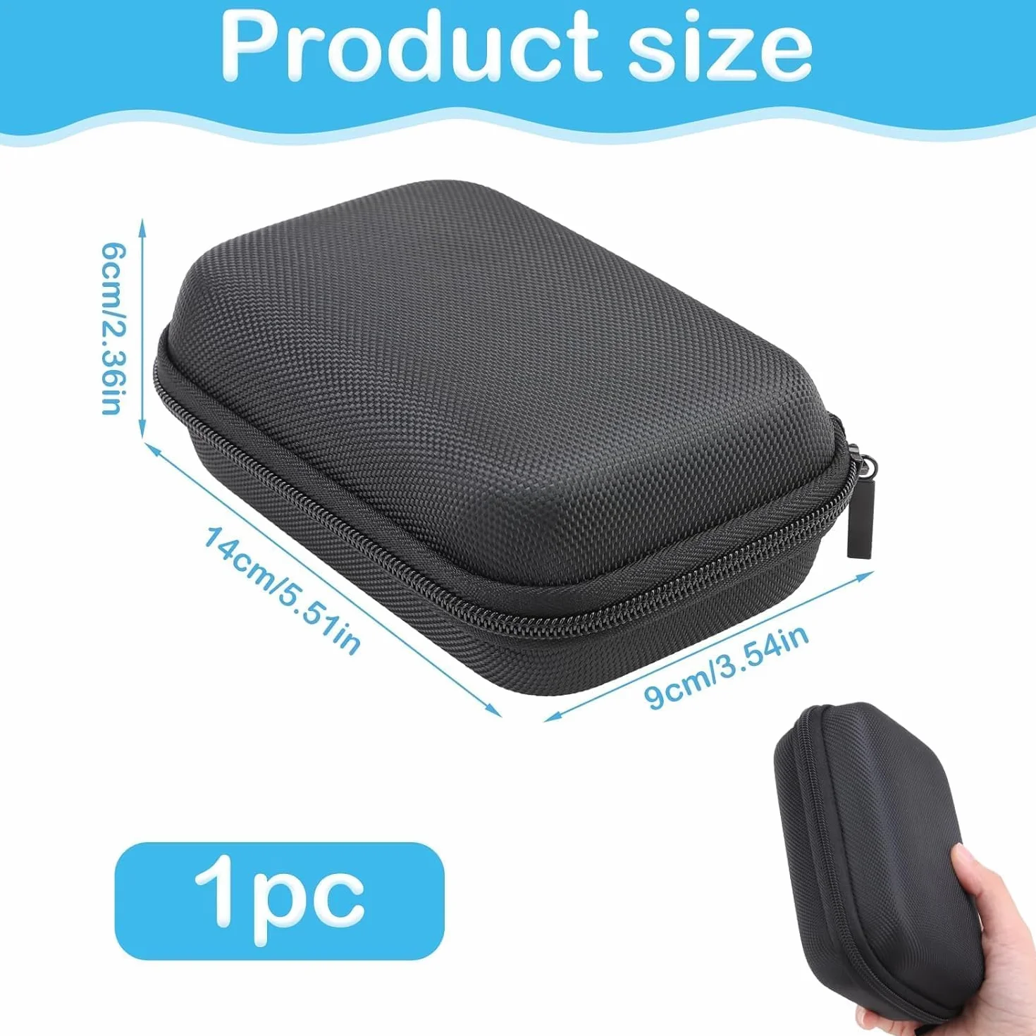 Wytrzymałe etui ochronne do urządzenia do etykiet E10 Mini Bluetooth – odporne na uderzenia, wodoszczelne pudełko do przechowywania, idealne w podróży i na co dzień, ochrona drukarki etykiet i