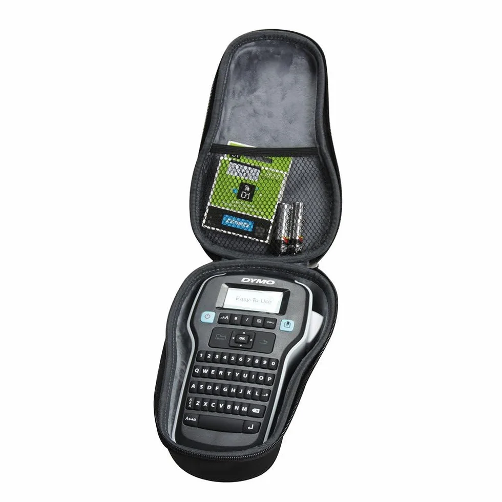 Dla DYMO LabelManager 160 Hand Held Label Maker 1790415 podróżny twardy futerał ochronny EVA pokrowiec pokrowiec torba kompaktowy rozmiar firmy Hermitshell