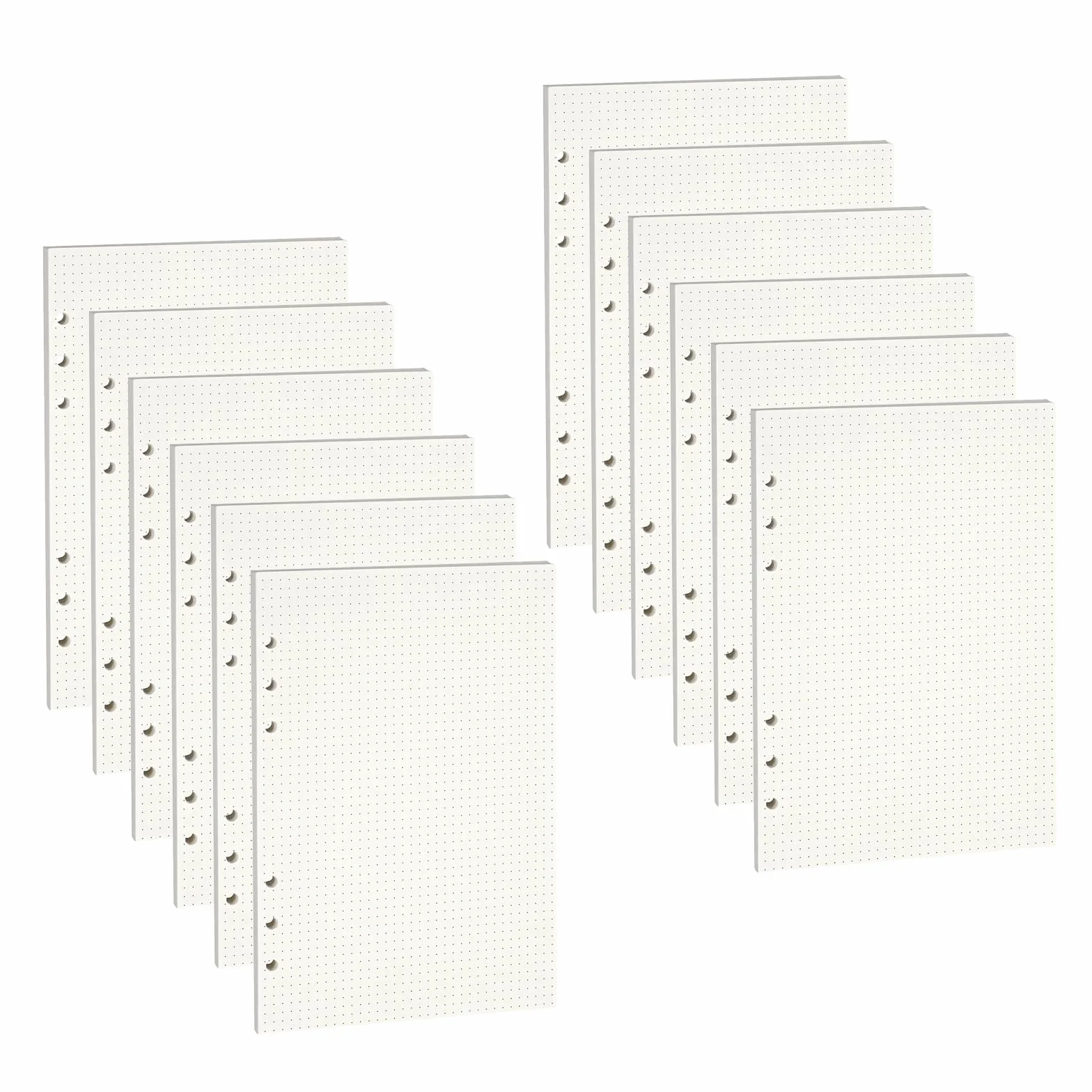 Papier uzupełniający A5 w kropki 450 arkuszy segregator 6 otworów