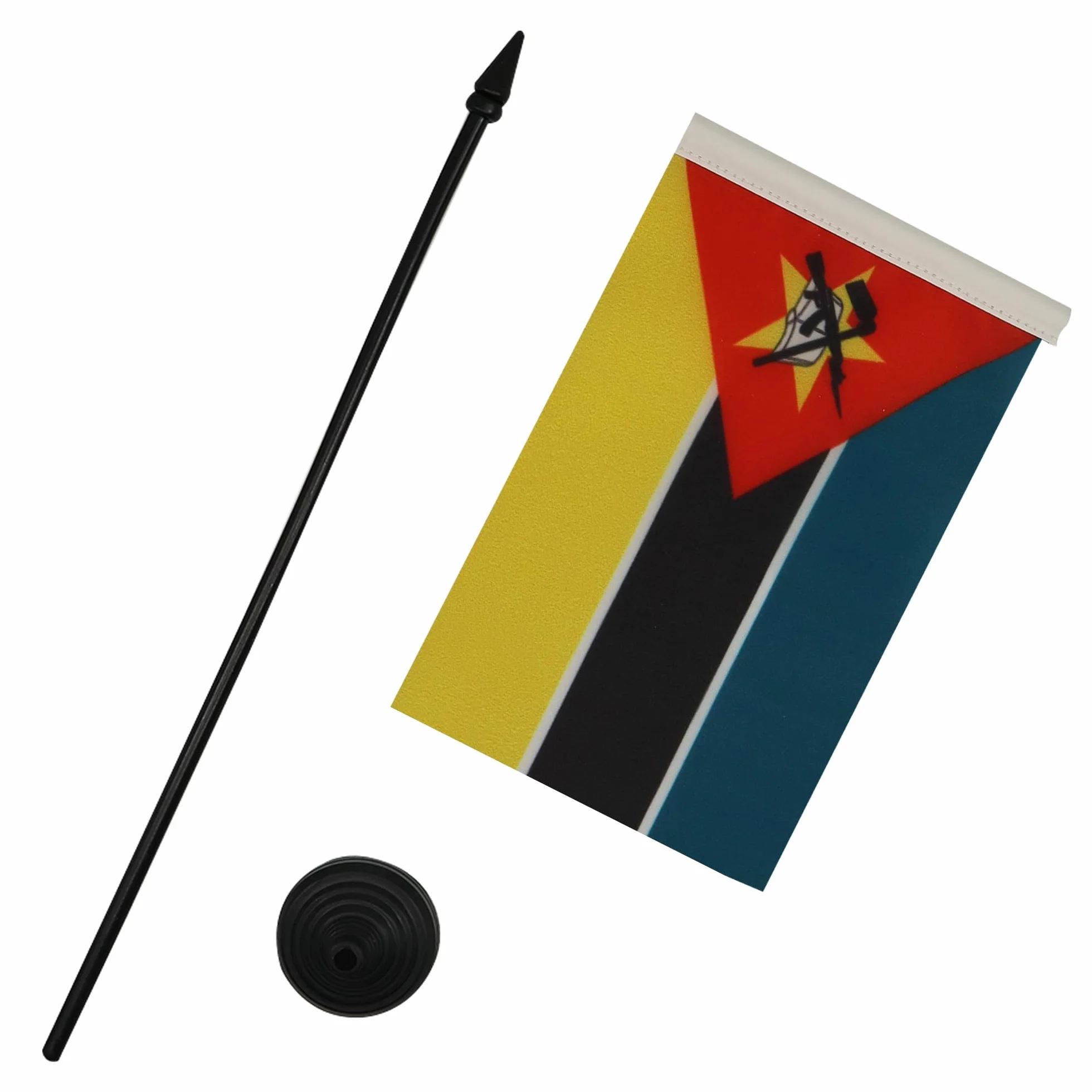 Drapeau de Table Mozambique 15cm x 10cm