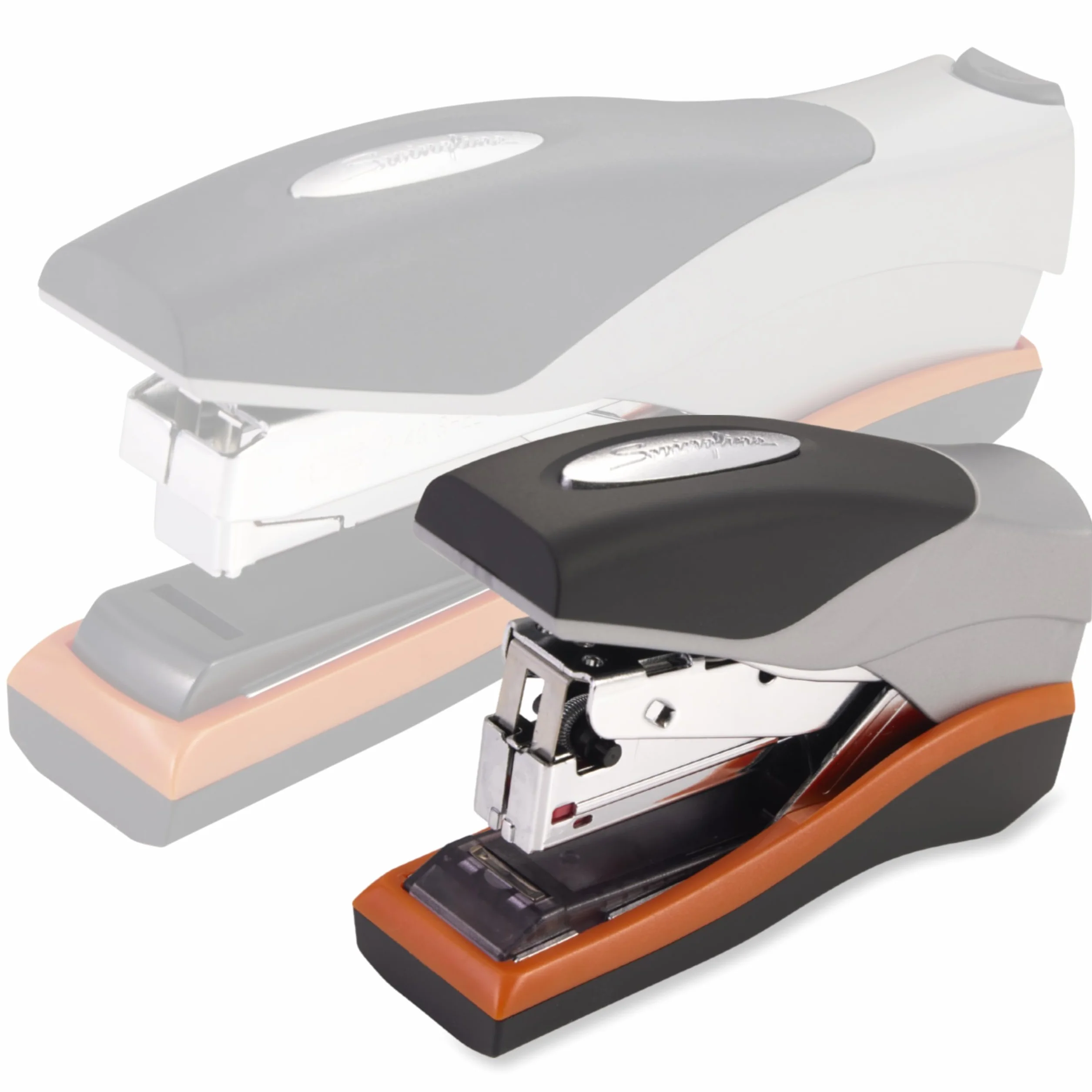 Swingline Zszywacz Optima 40 kompaktowy Low Force 40 arkuszy czarny srebrny