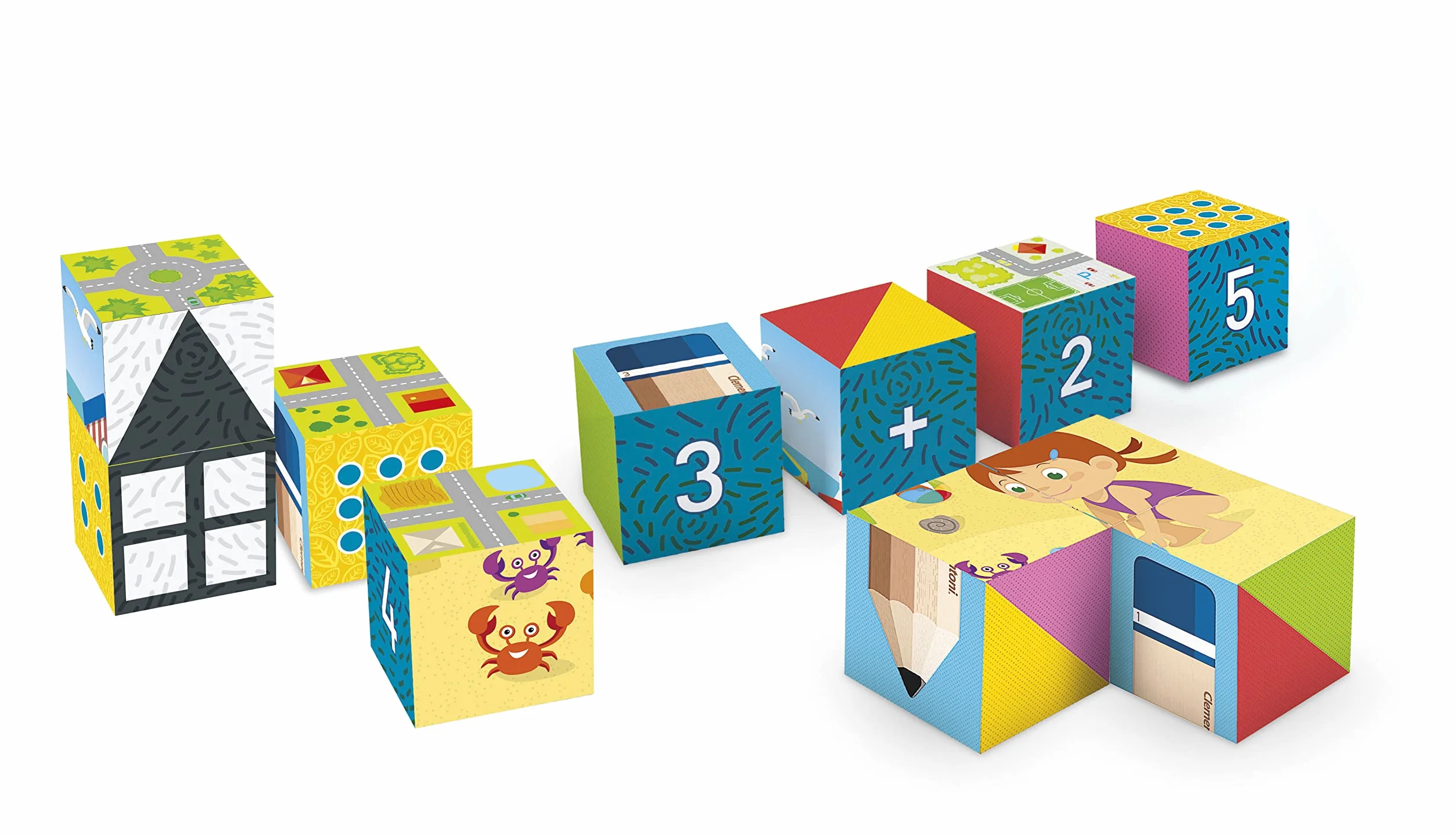 Clementoni - 50607 - Uczę się Bawiąc Matematyka w Kostce dla Dzieci od 5 Lat