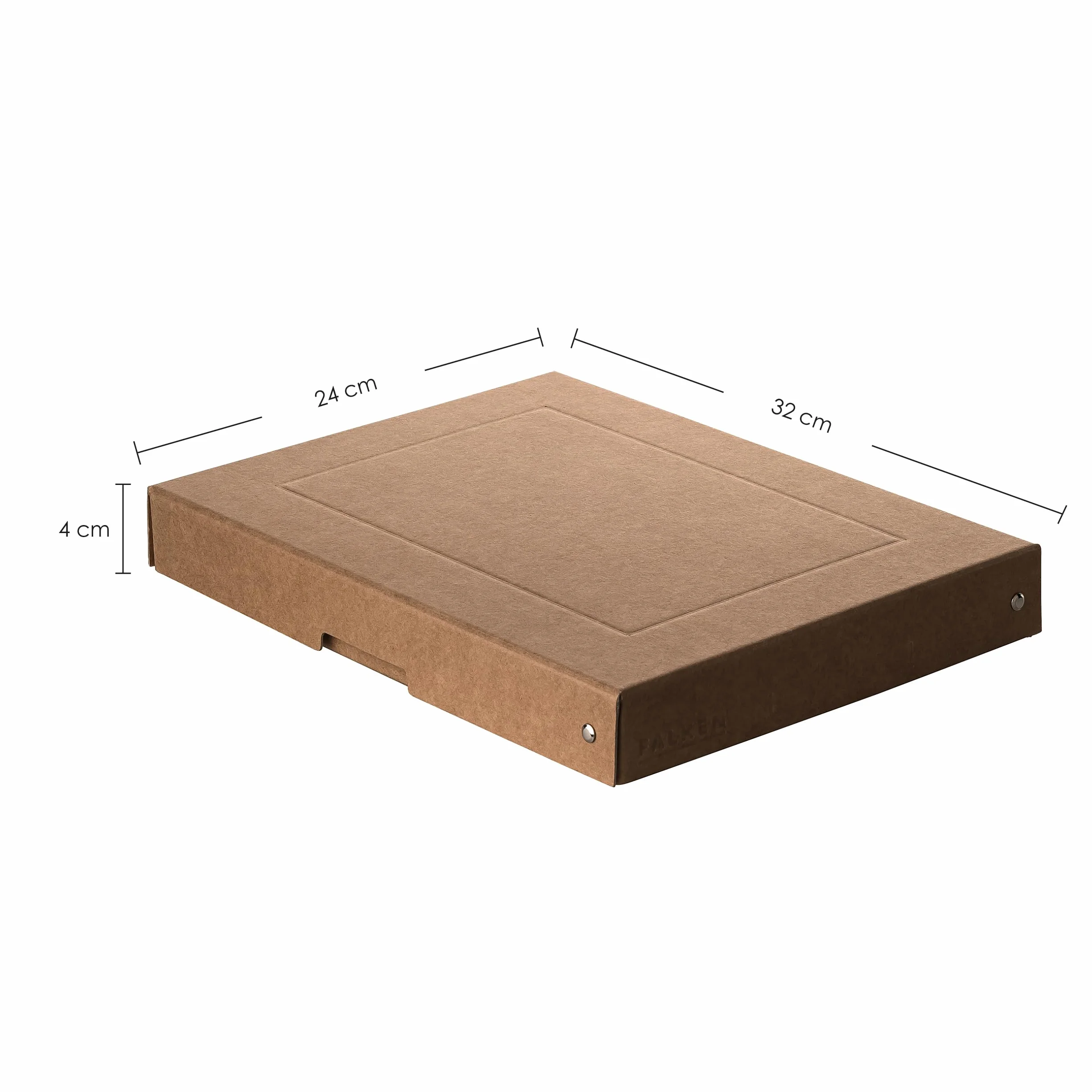 Falken PureBox Nature Pudełko do przechowywania 40 mm DIN A4 karton