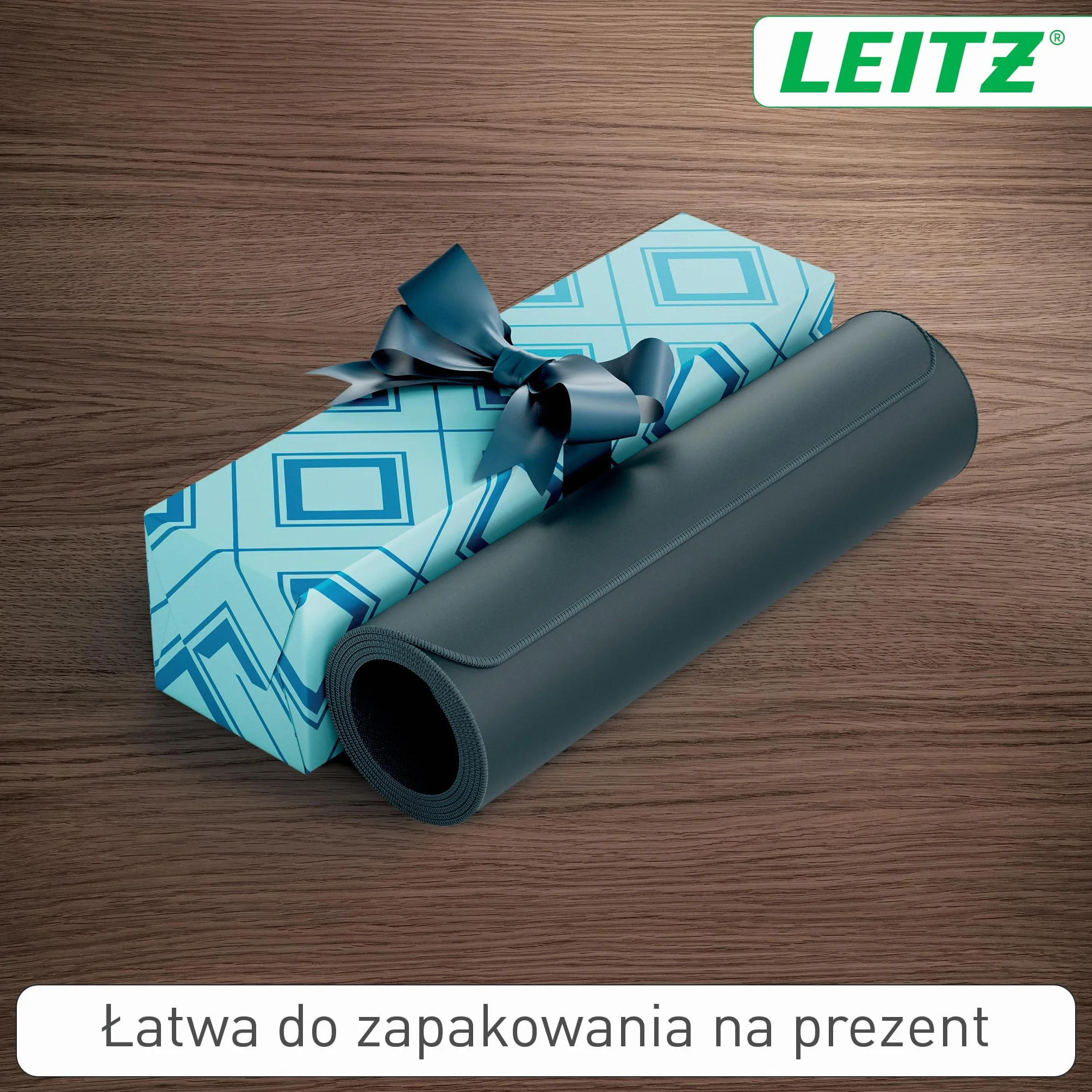 Leitz podkładka pod mysz gamingowa 100 x 40 cm szara