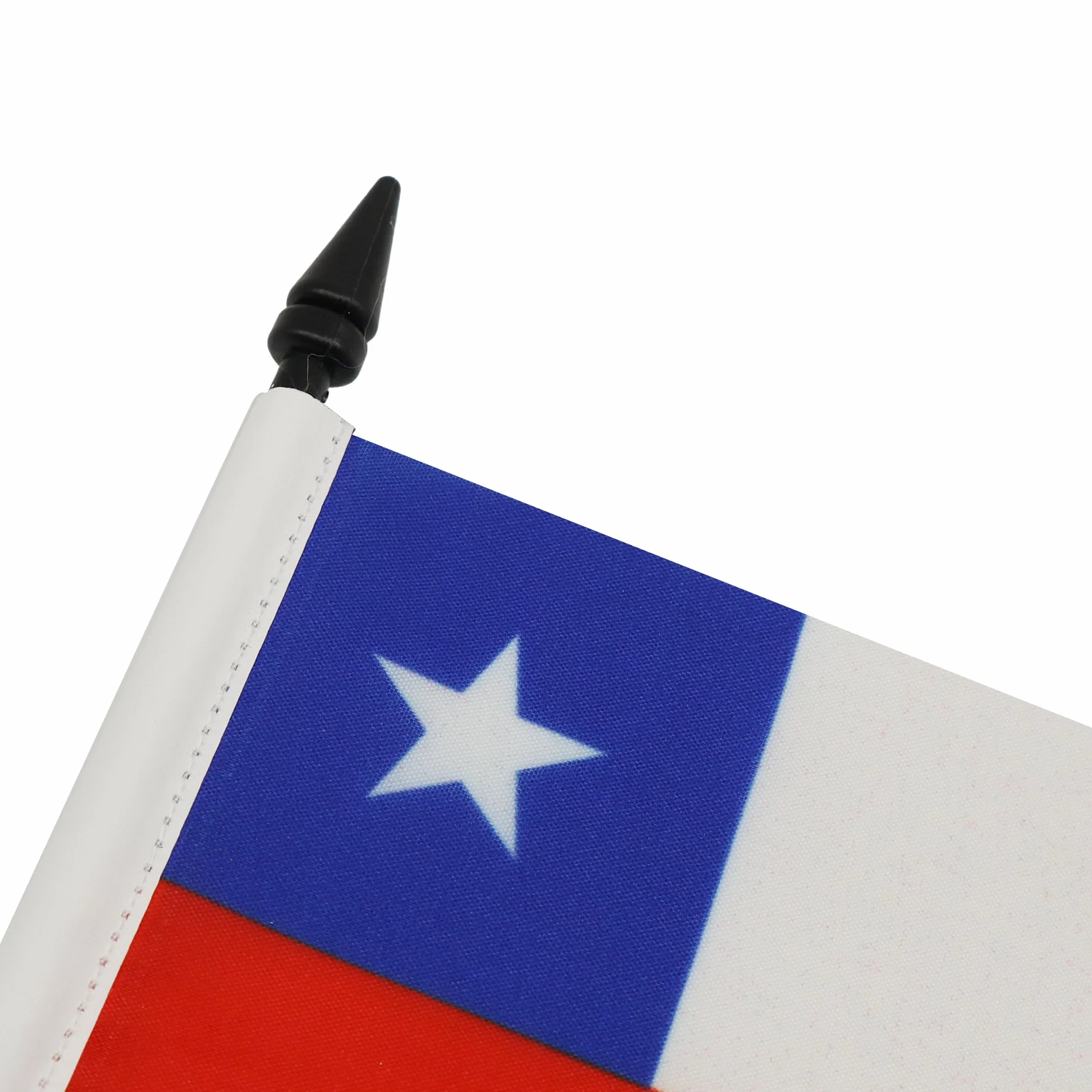 Drapeau de Table Chili en Polyester 100D, 15cm x 10cm