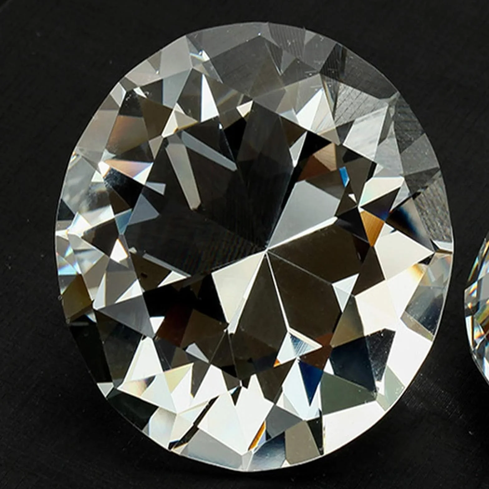 Diamenty kryształowe, 80 mm, przezroczyste szkło, diamenty, przycisk do listów, kryształ, do dekoracji ślubnych, prezent na Halloween, nakładki na tablice, dekoracja domu