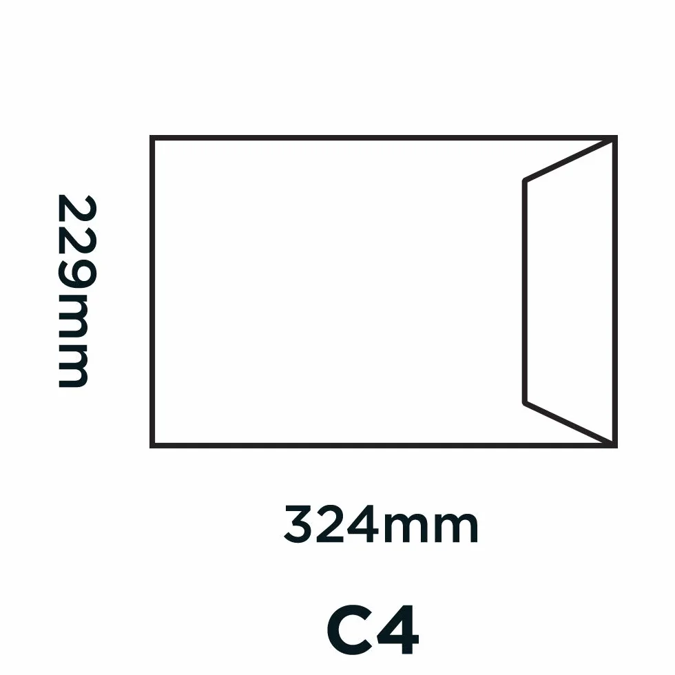 Blake Avant Garde 324 X 229 Mm 130 gsm Kieszeń Z Kartonowym Tyłem Odrywane I Zamykane Ag0056 Kremowa Manila Pakiet 500