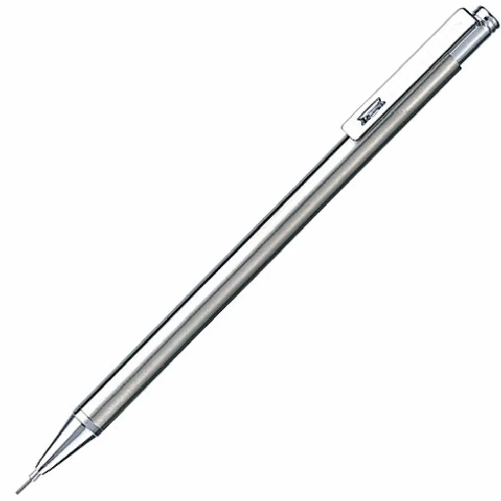 Zebra Mini ołówek mechaniczny, 0,5 mm, srebrny korpus (TS-3)