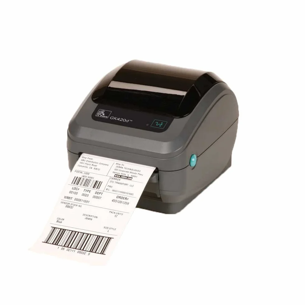 Zebra GK420d Drukarka etykiet termiczna 203 dpi 127 mm/s Ethernet