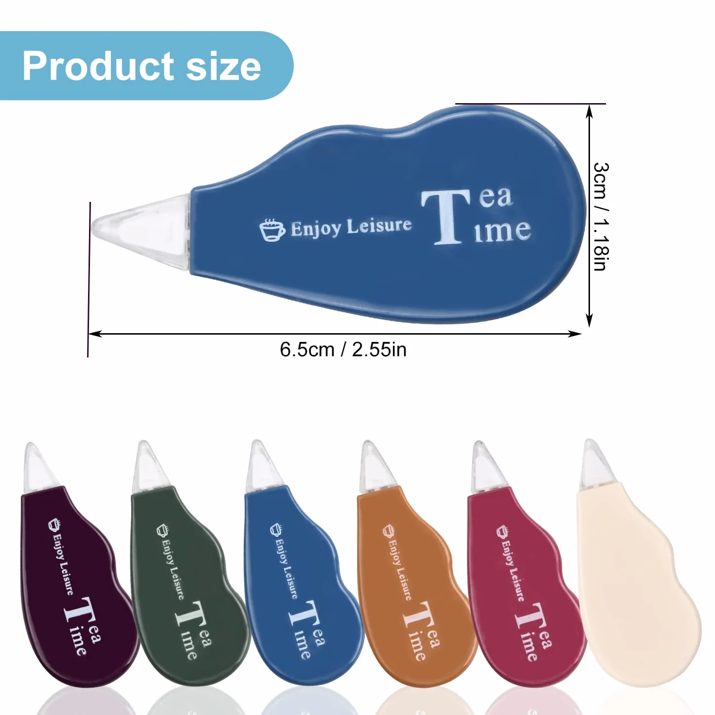 Mini korektory Pocket Mouse 4 m x 5 mm taśma korekcyjna zestaw kompaktowy