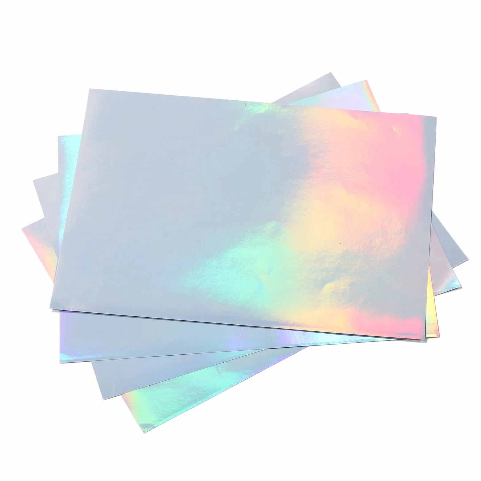 Holograficzny Papier Samoprzylepny A4 22 Arkusze Wodoodporny Szybkoschnący do Druku Atramentowego