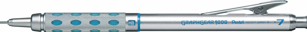 Pentel GraphGear1000 PG1017C ołówek automatyczny 0,7 mm stal nierdzewna