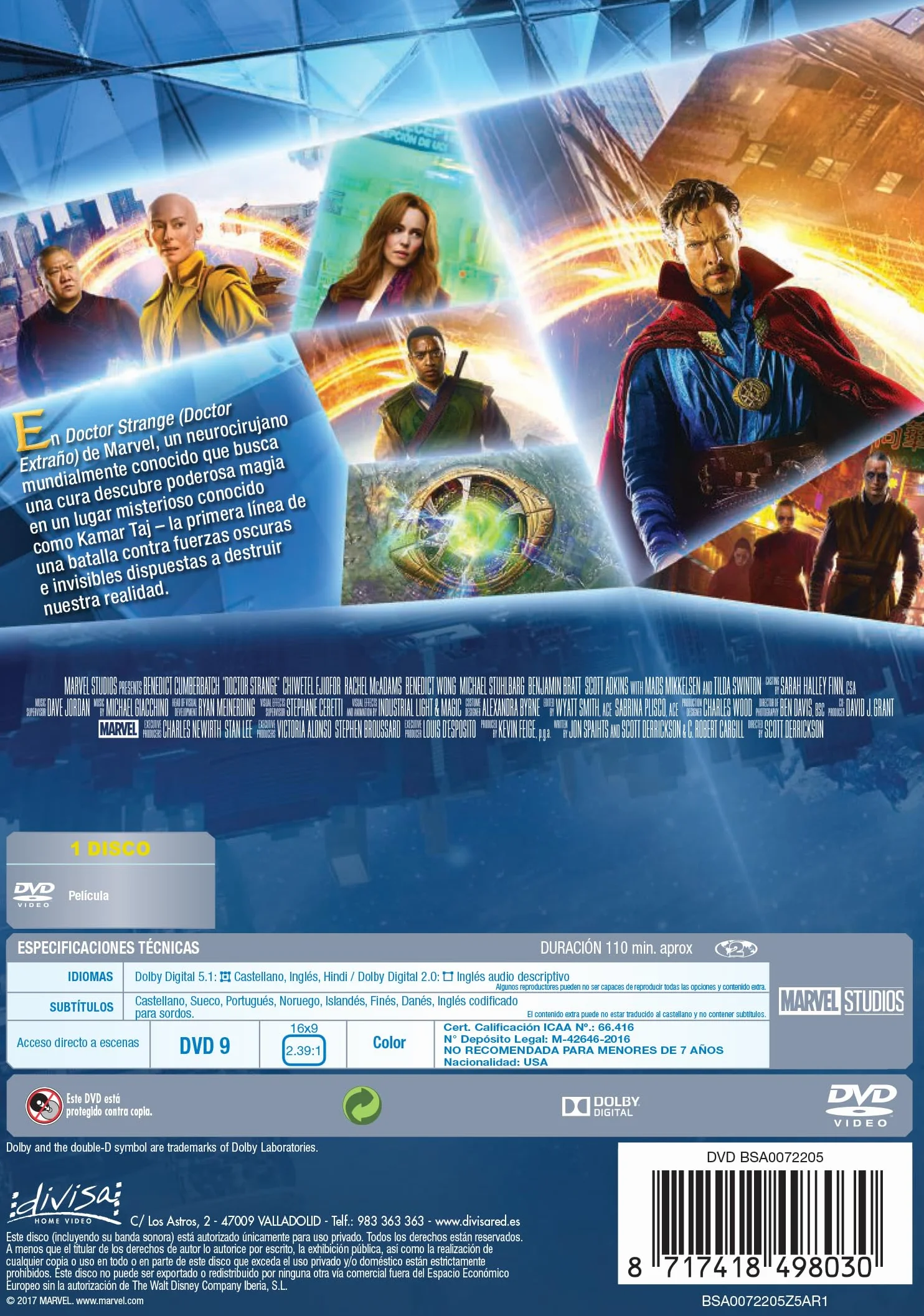Dr Strange (Doctor Extraño)
