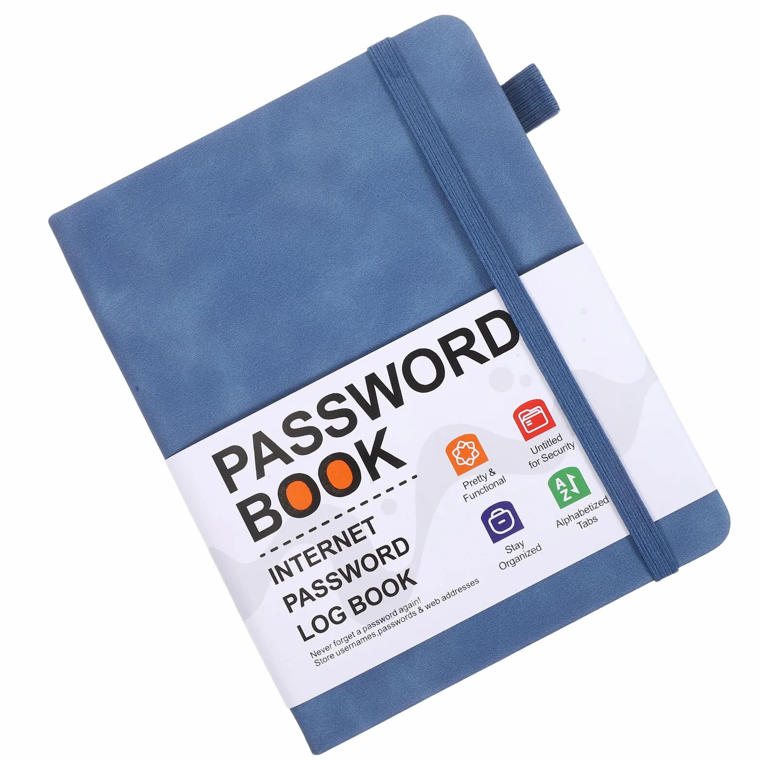 BETOOKY Password Book with Alphabetical Tabs Password Keeper Organizer for Computer Internet Website Logins