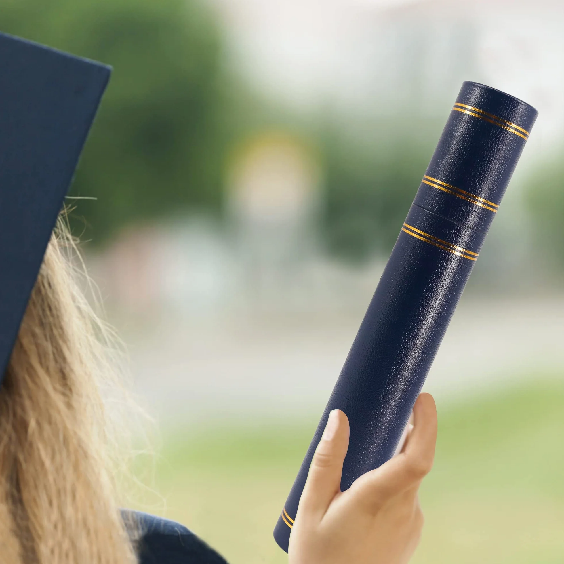 GraduationMall Wkładka na dyplom w rolce, pasuje do tuby na dyplom, rozmiar A4, granatowy