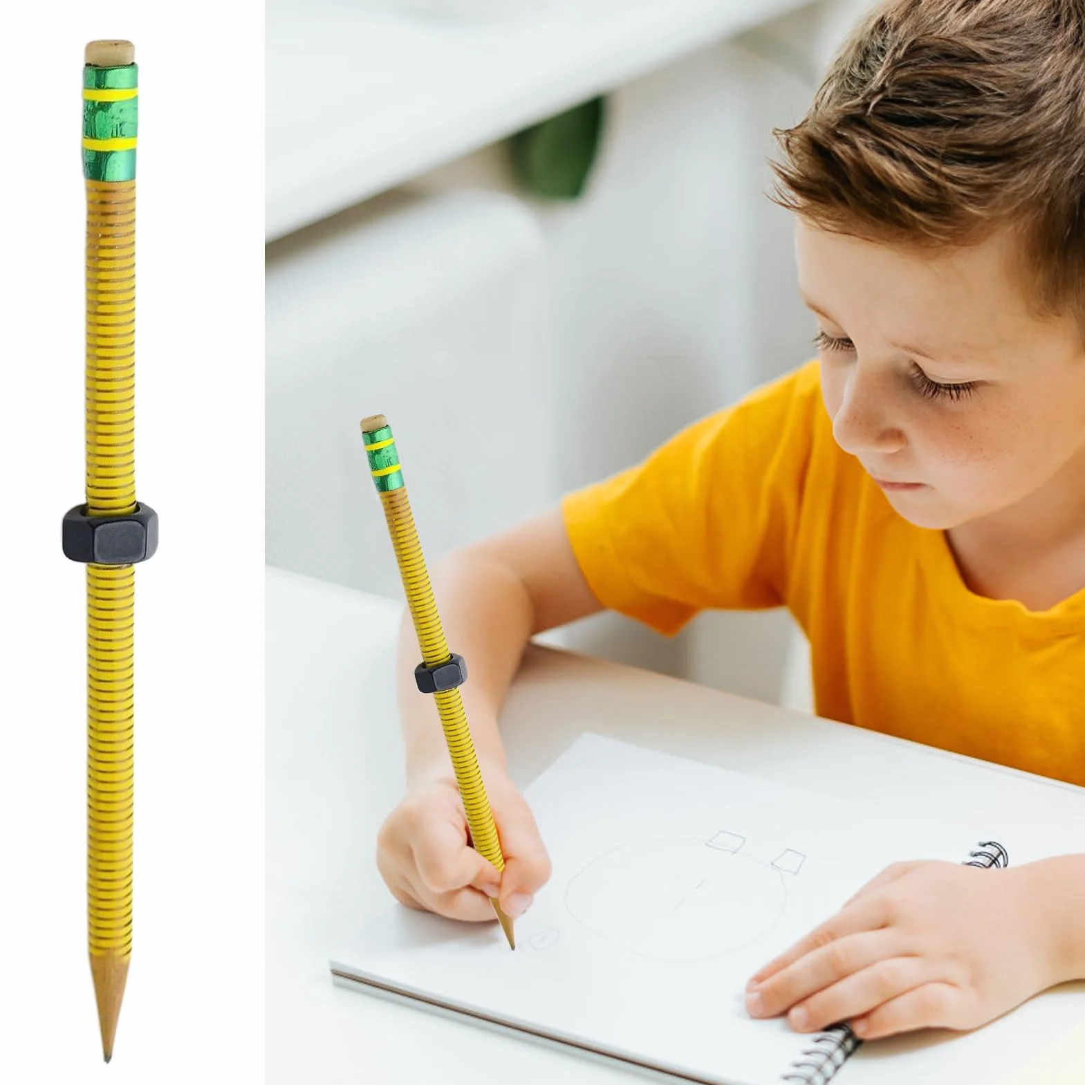 ADHD Fidget gwintowane śruby sensoryczne ołówki przenośne narzędzie do pisania