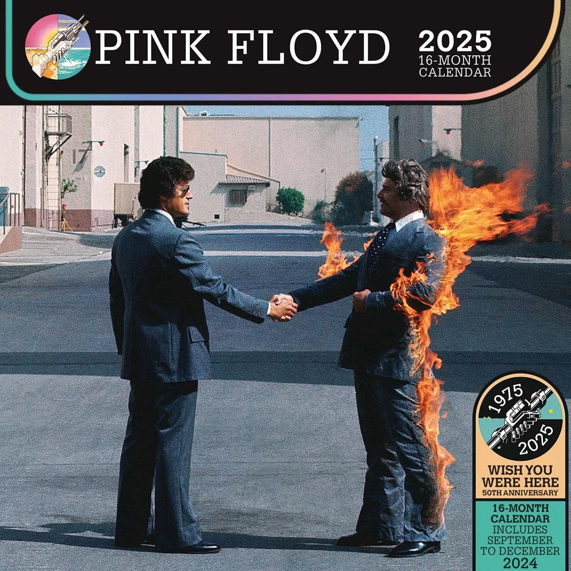 Calendario 30x30 pink floyd 2025 pyramid