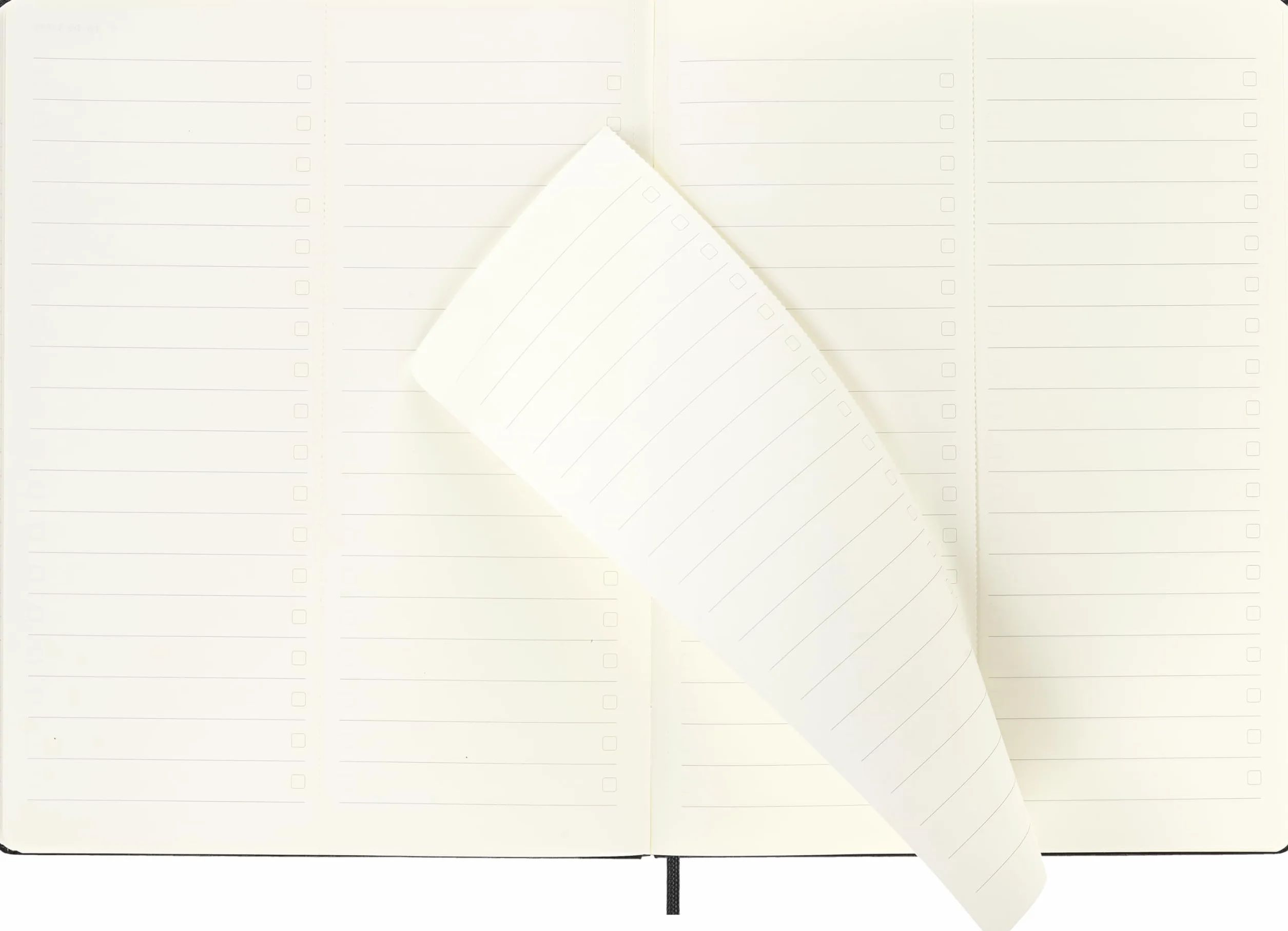 Moleskine Pro Wochen Notizkalender 2026 Pro XL 1 Wo 2 Seiten vertikal fester Einband Schwarz