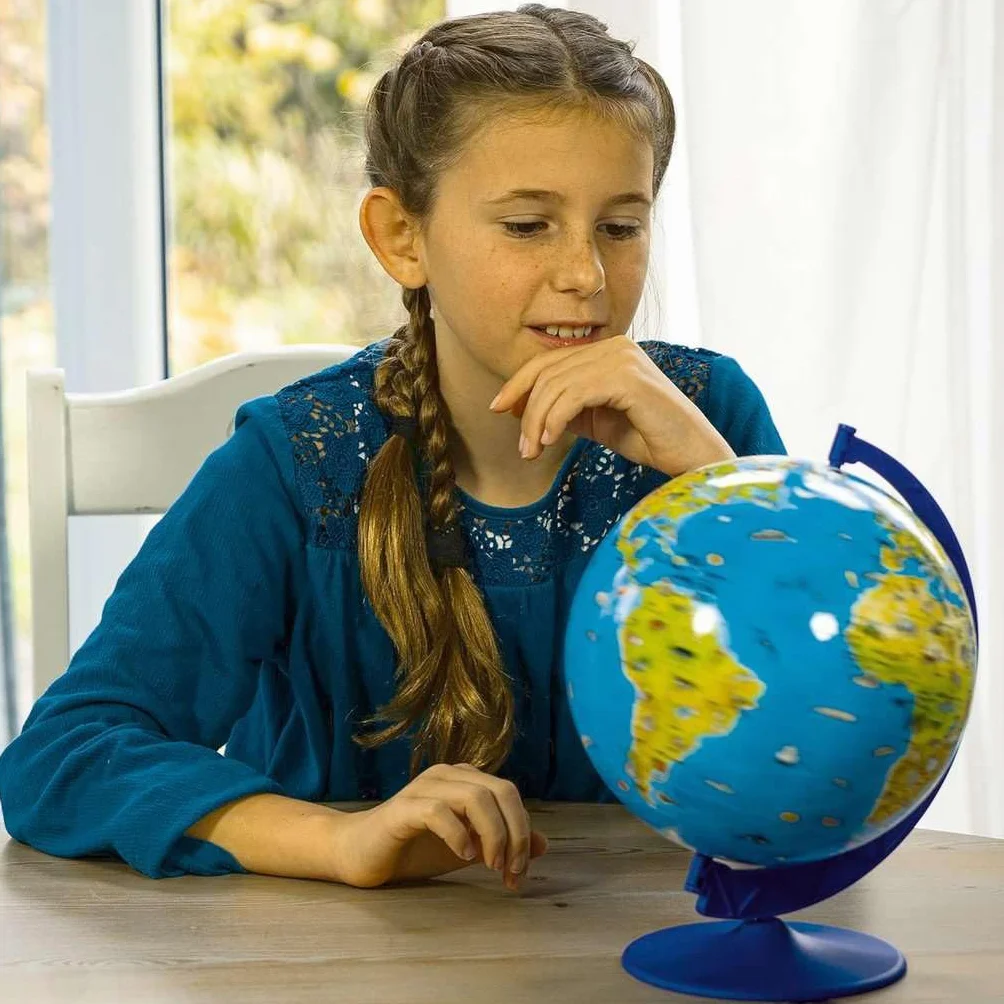 Kinderglobus in deutscher Sprache. Puzzleball 180 Teile: Erlebe Puzzeln in der 3. Dimension