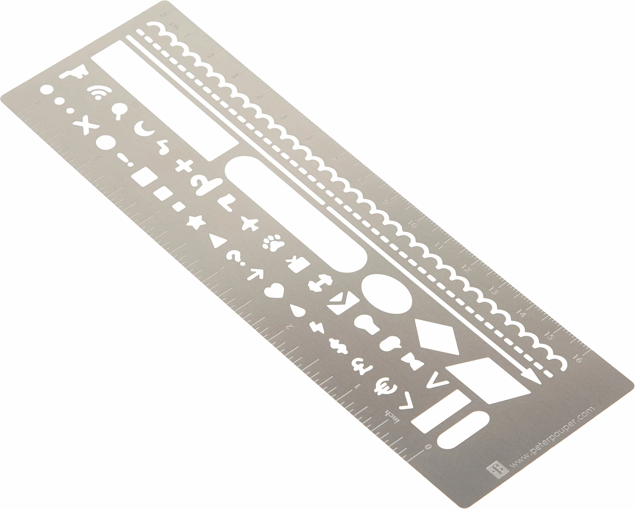Metalowy szablon do zakładek Bullet Journals