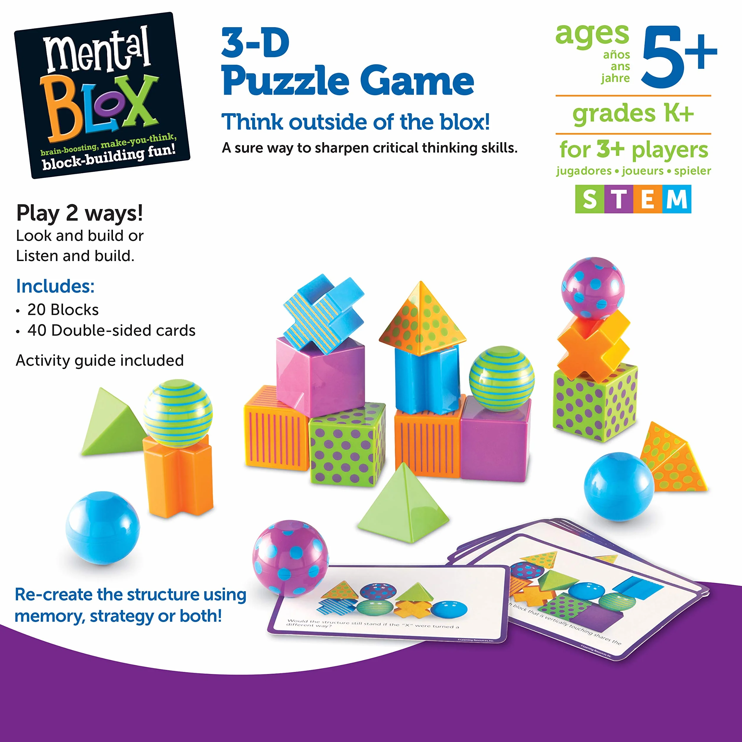 Learning Resources Mental Blox Krytyczne Myslenie Gra