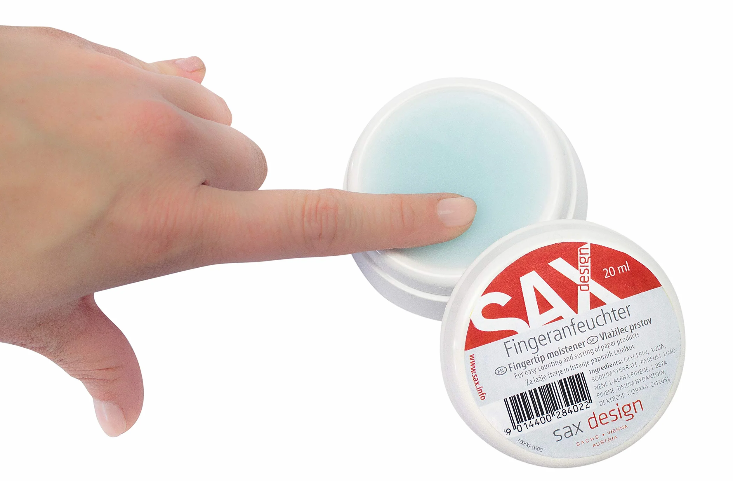 SAX Nawilżacz palców 20 ml miętowy zapach