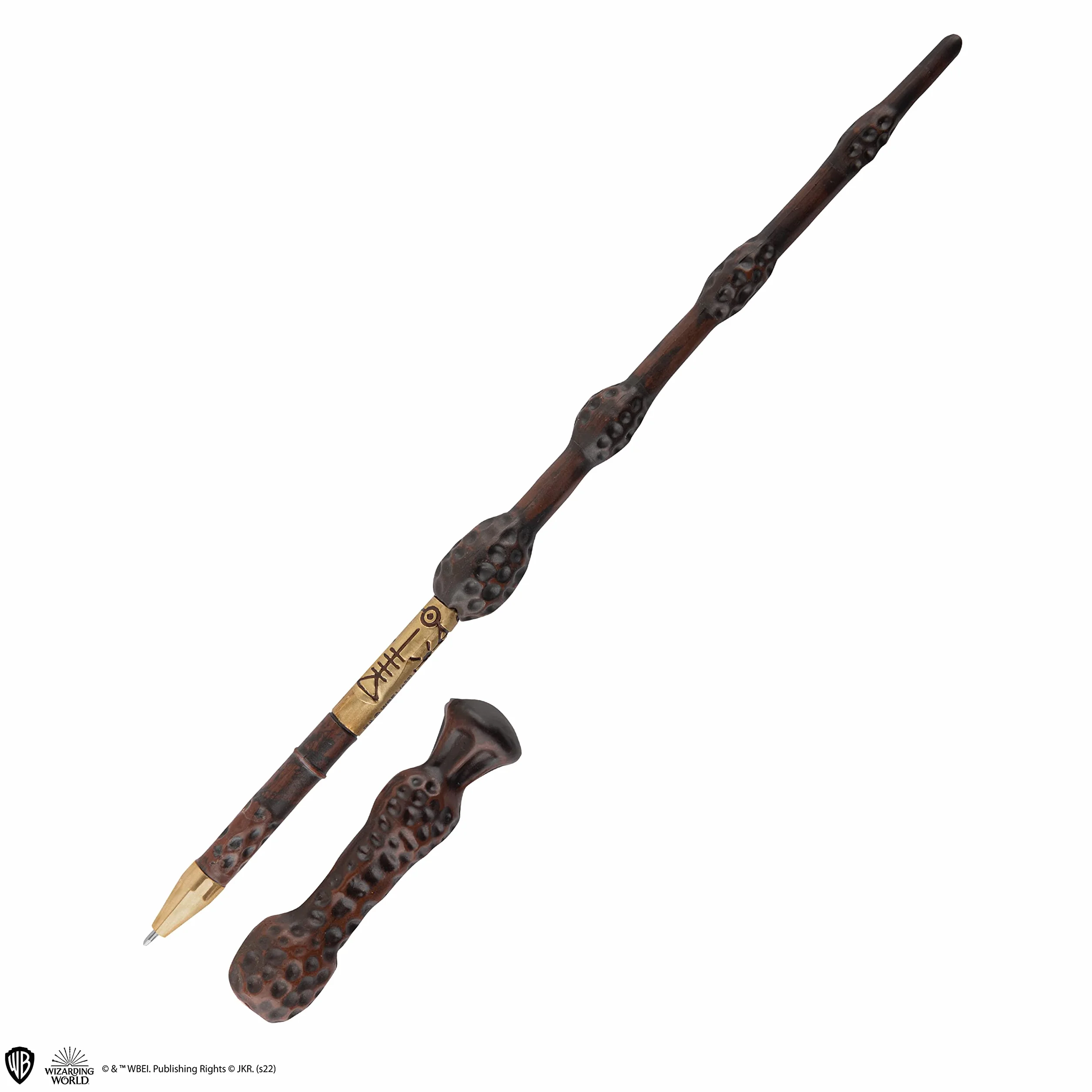 Harry Potter Magiczna różdżka Albus Dumbledore z podstawką i soczewkową zakładką Oficjalna licencja