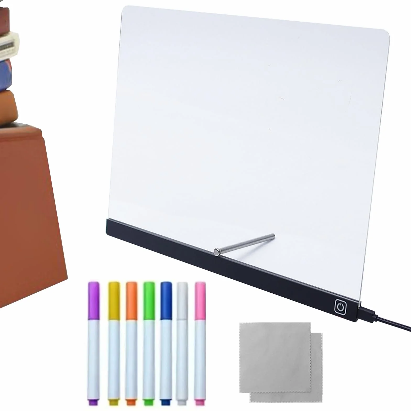 Keyubria Akrylowa Tablica Kreślarska LED Dry Erase Board