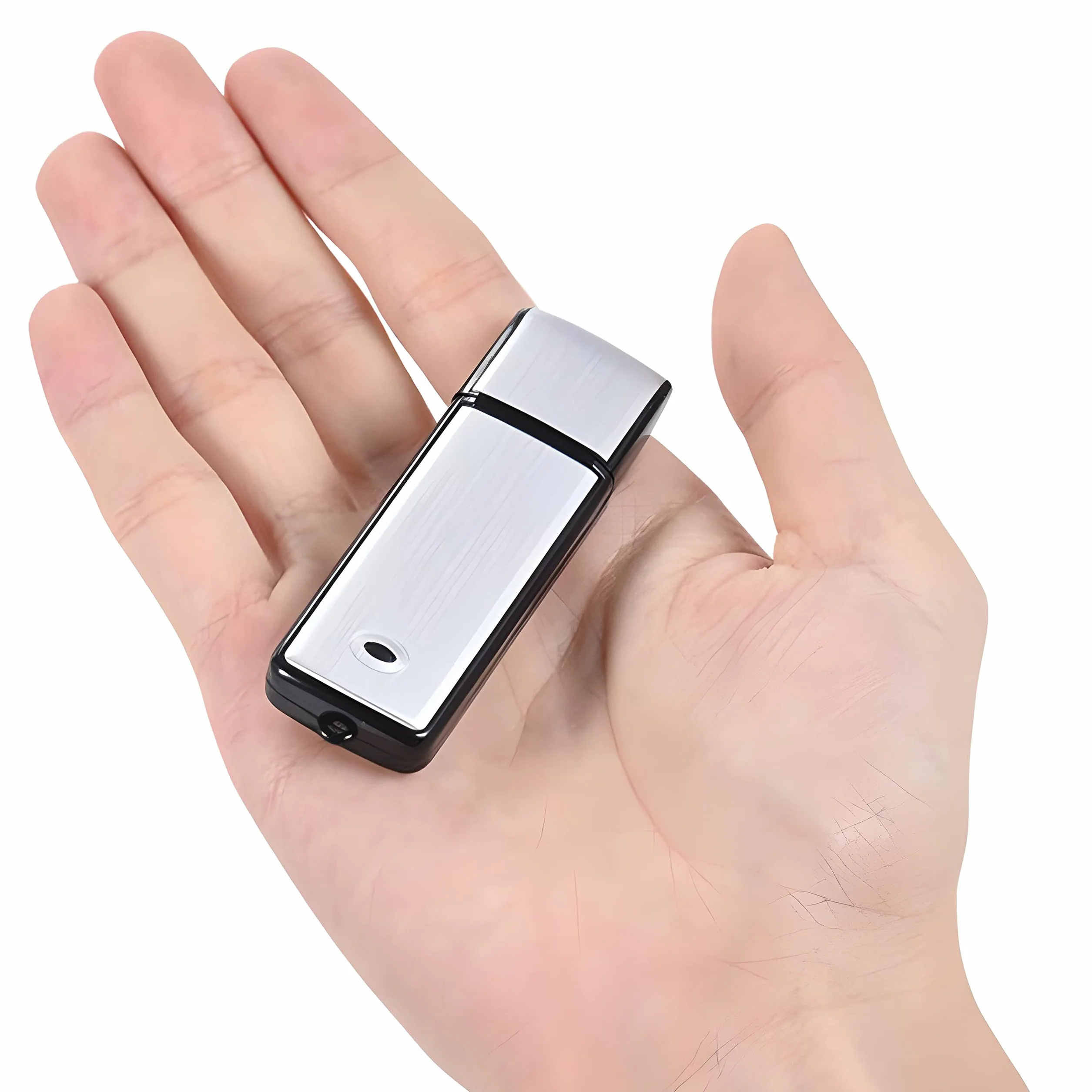 Retoo Dyktafon cyfrowy USB 8 GB z aktywacją głosową do nagrywania wykładów i spotkań