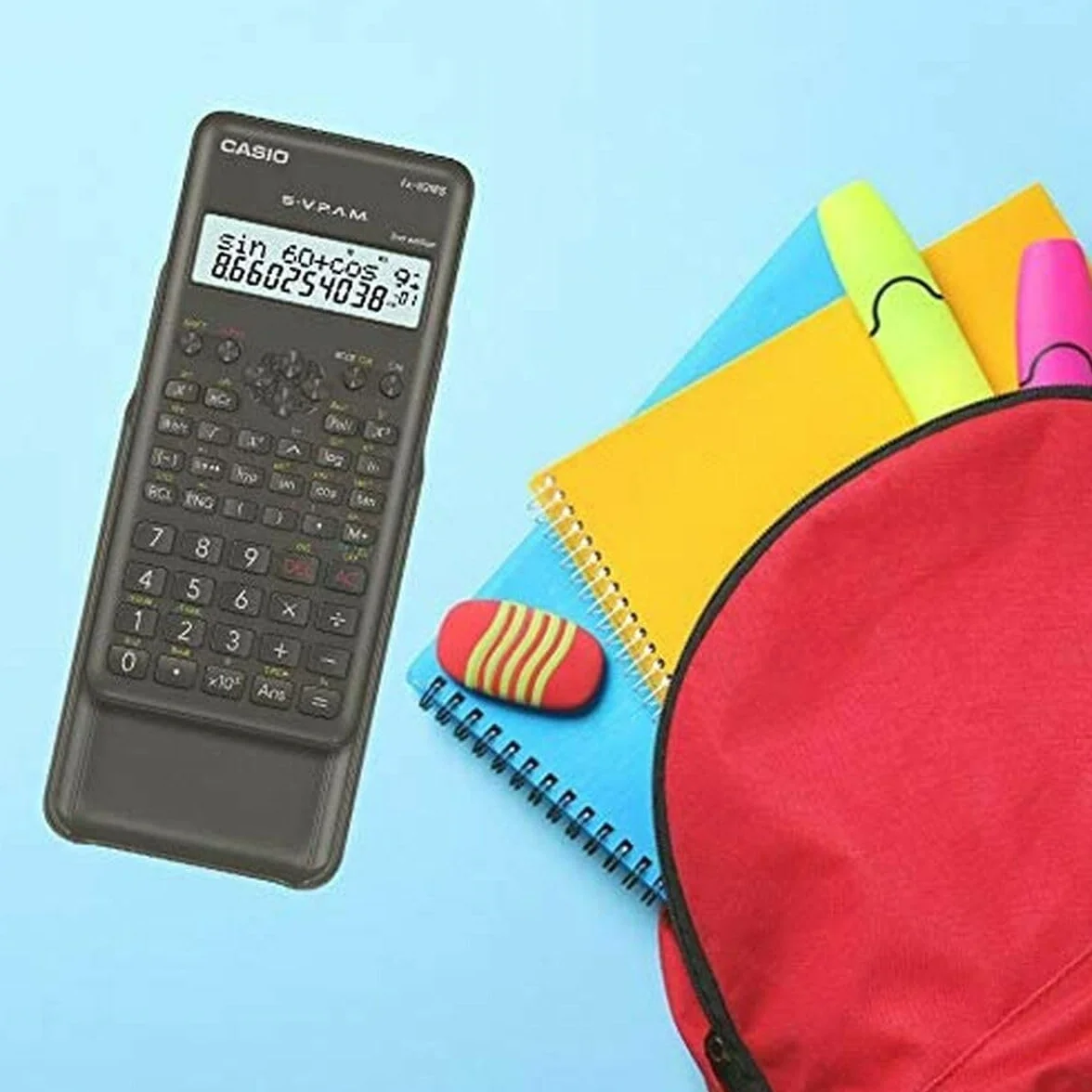 Casio FX-82MS-2 Kalkulator Naukowy Szary 16,1 x 7,7 x 1,4 cm