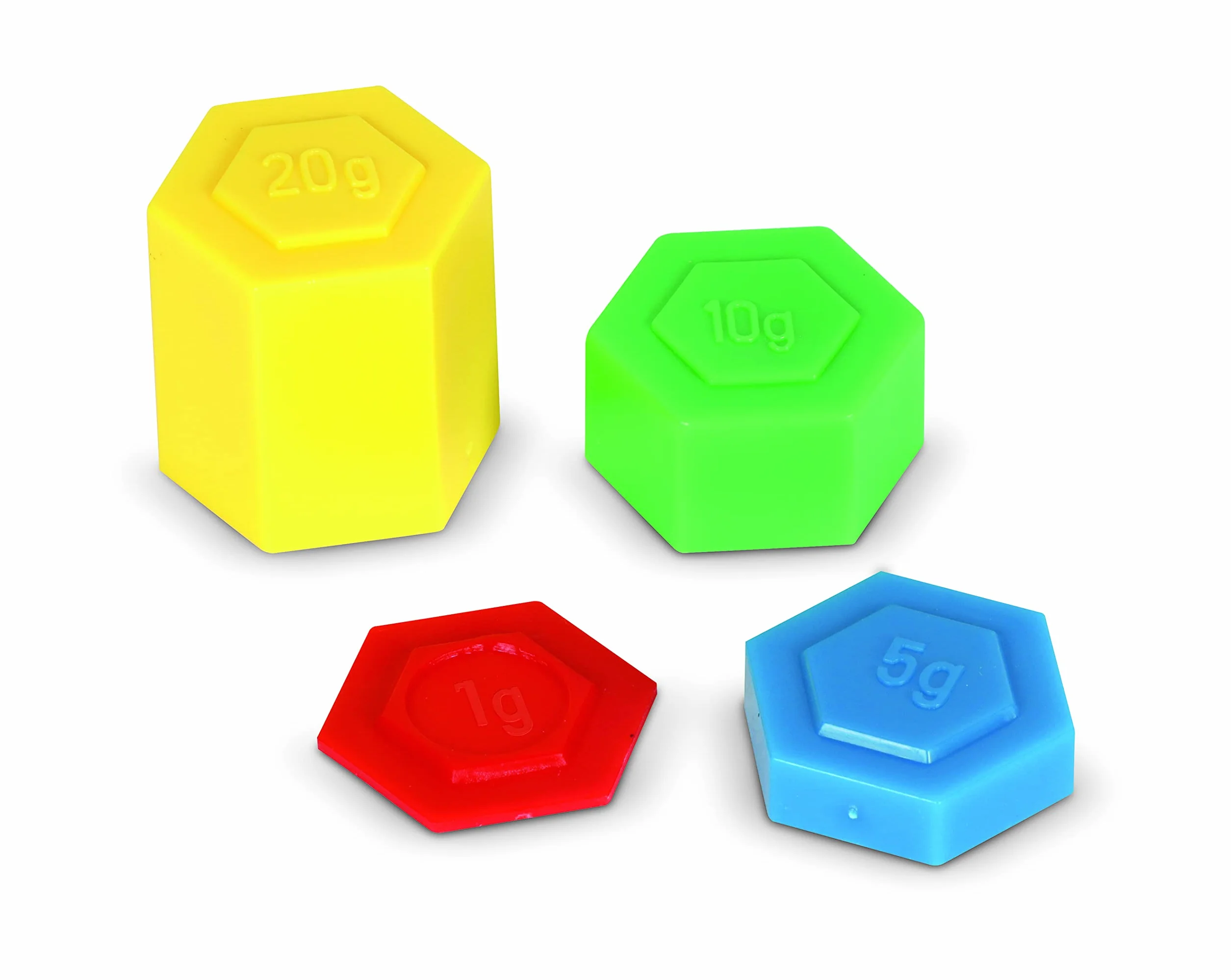 Learning Resources Hexagon Wagi Metryczny Waga 54-Kawałek Zestaw