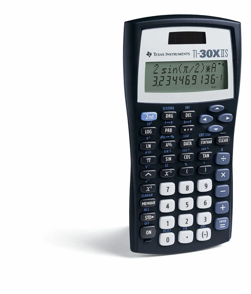 Texas Instruments TI-30 XIIS Kalkulator Naukowy Granatowy 15,5 x 8,5 x 1,9 cm