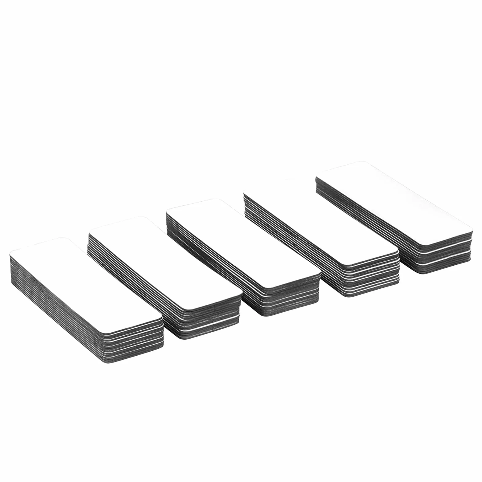 Paski magnetyczne do pisania samoprzylepne 80 x 30 mm zmywalne magnesy etykiety