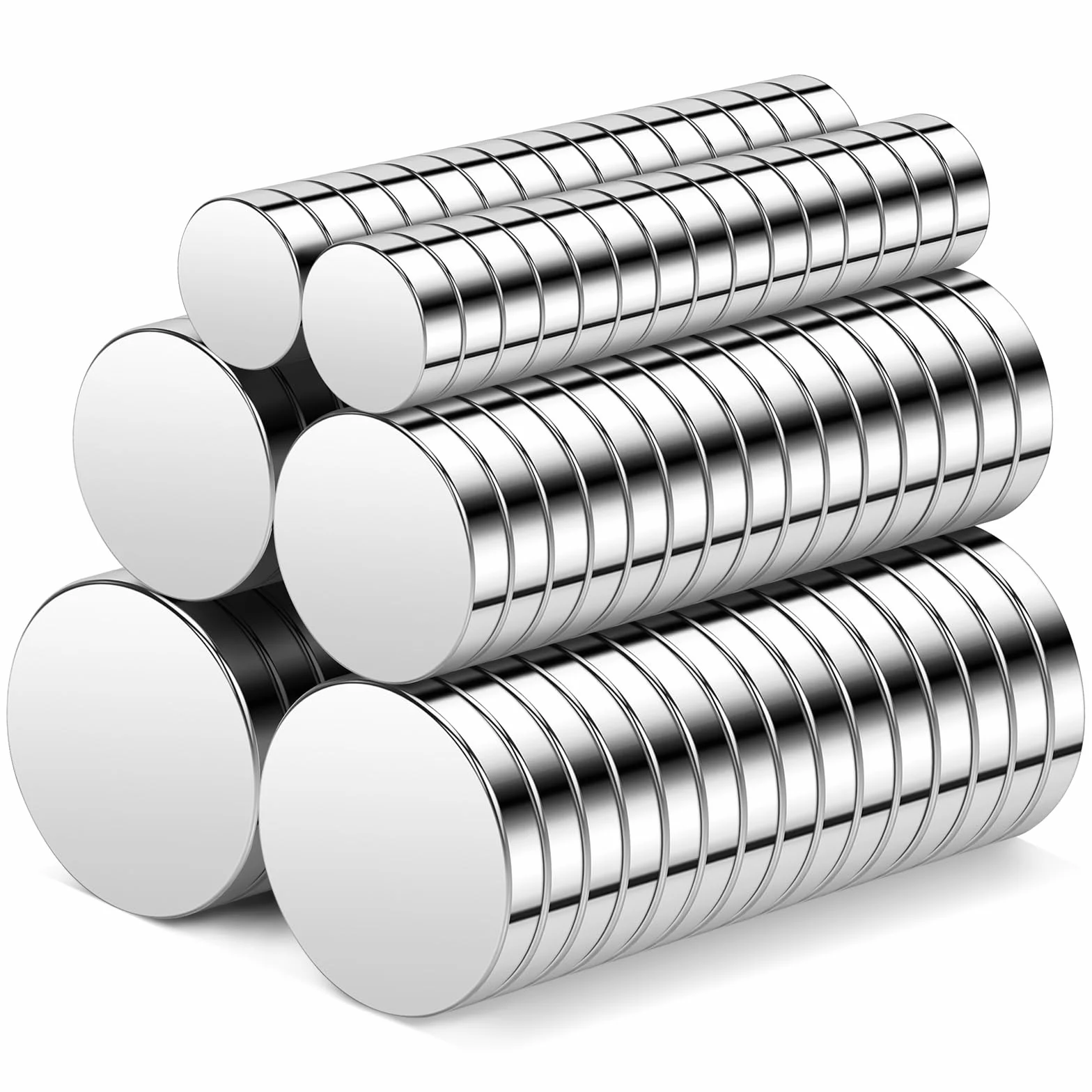 Małe magnesy neodymowe 100 sztuk 3 rozmiary 5 mm 8 mm 10 mm okrągłe na lodówkę