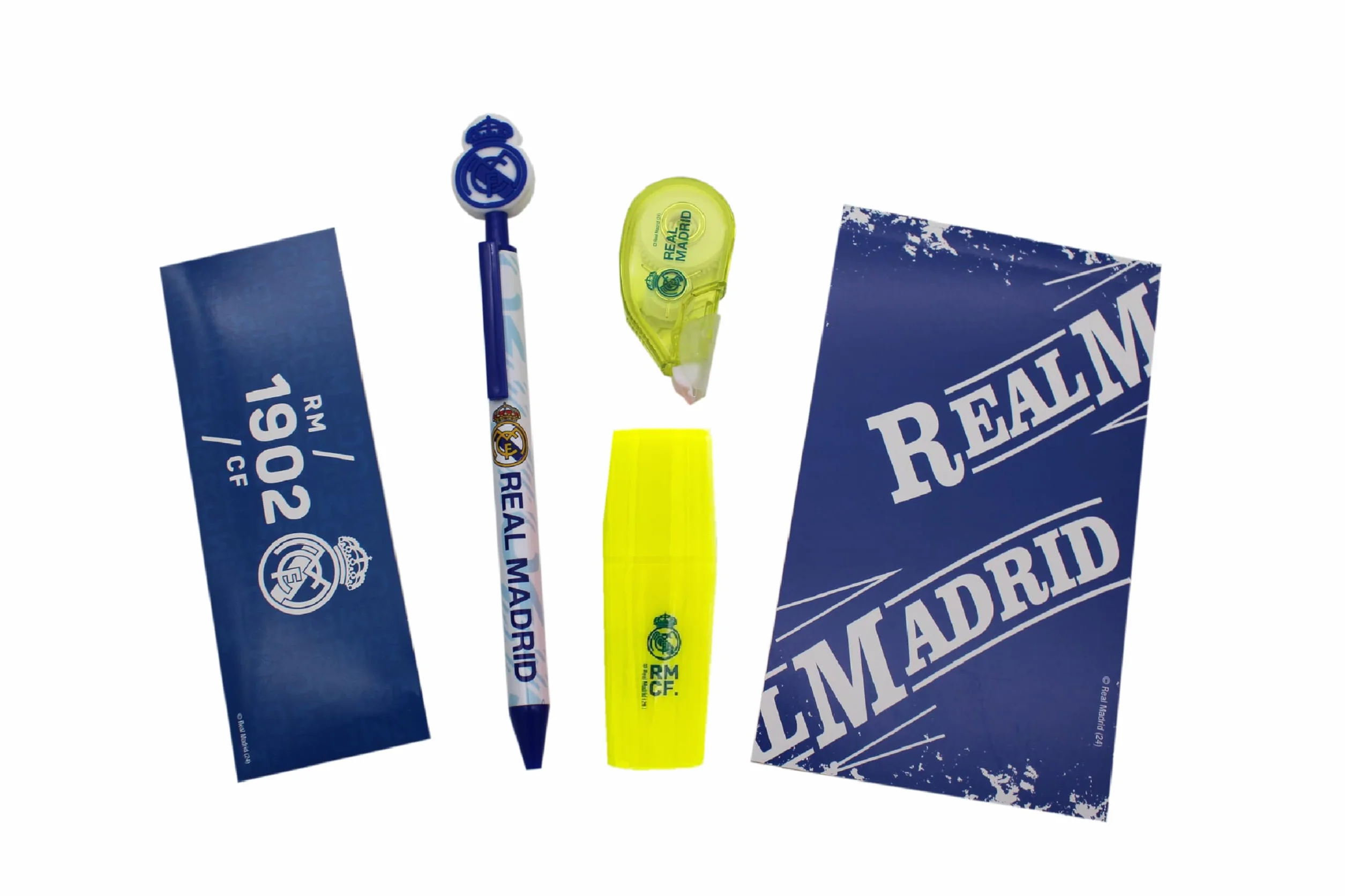 Real Madrid Zestaw Papeterii Biały Oficjalny Produkt