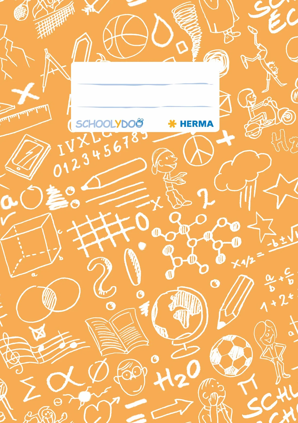 Herma Schoolydoo 20215 Okładki na Książki, Wielokolorowy, 5 x A5