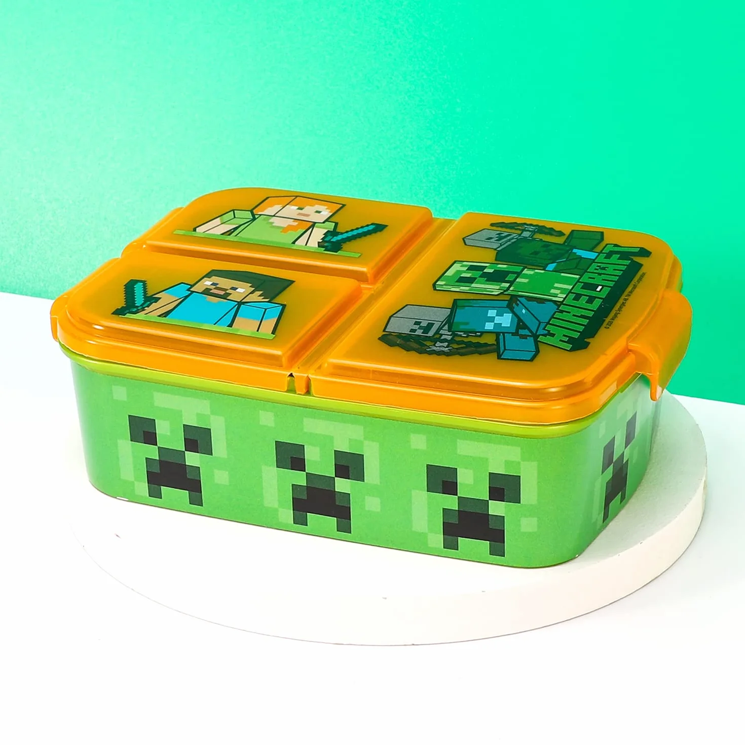 Stor Minecraft Pudełko na Posiłki, Wielokolorowy, 19.5 x 16.5 x 6.7 cm
