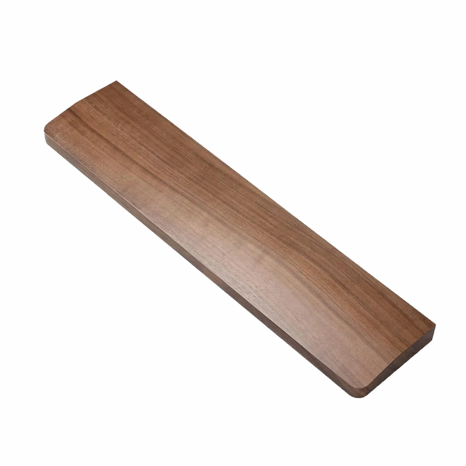 Podpórka pod nadgarstek z litego drewna czarnego orzecha, 60 klawiszy 30 cm, antypoślizgowa ergonomiczna, zestaw do biura i gier
