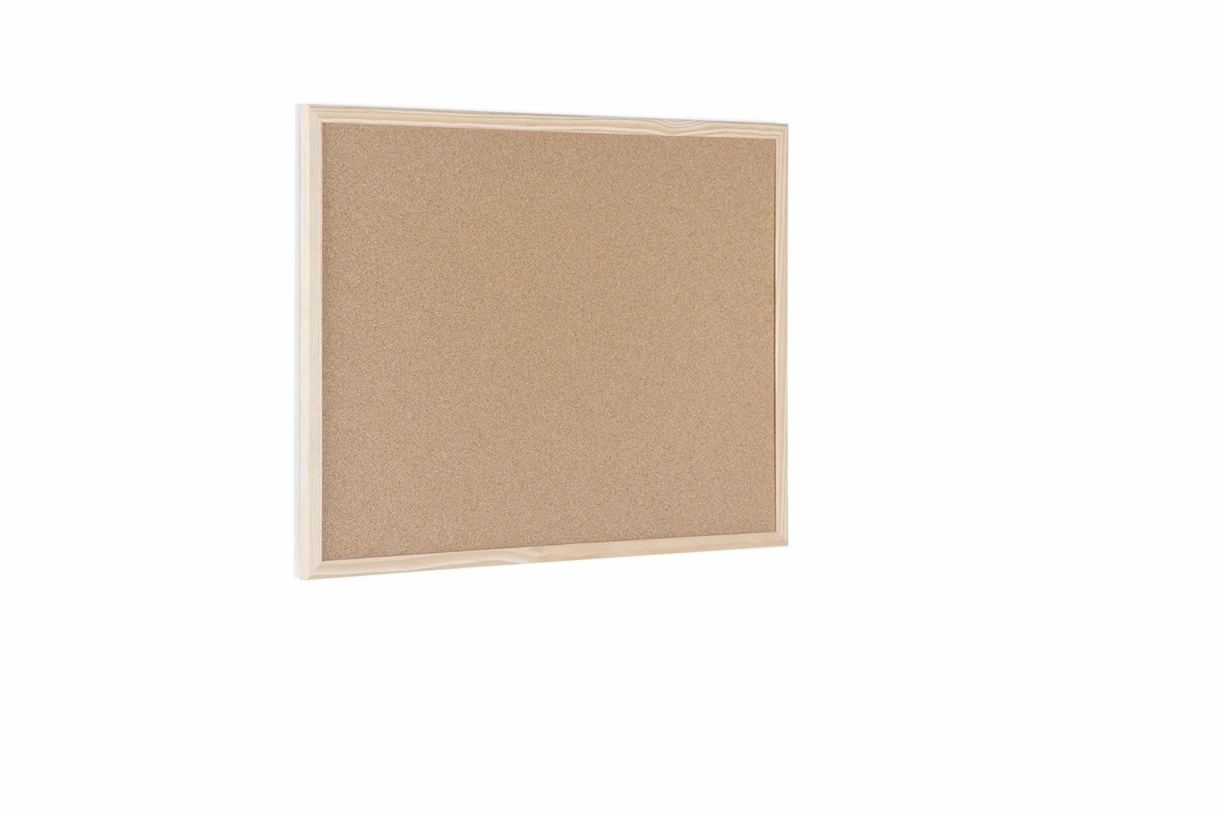 Bi-Office Tablica korkowa/tablica do przypinania z drewnianą ramą, 5 rozmiarów do wyboru – 60 x 45 cm
