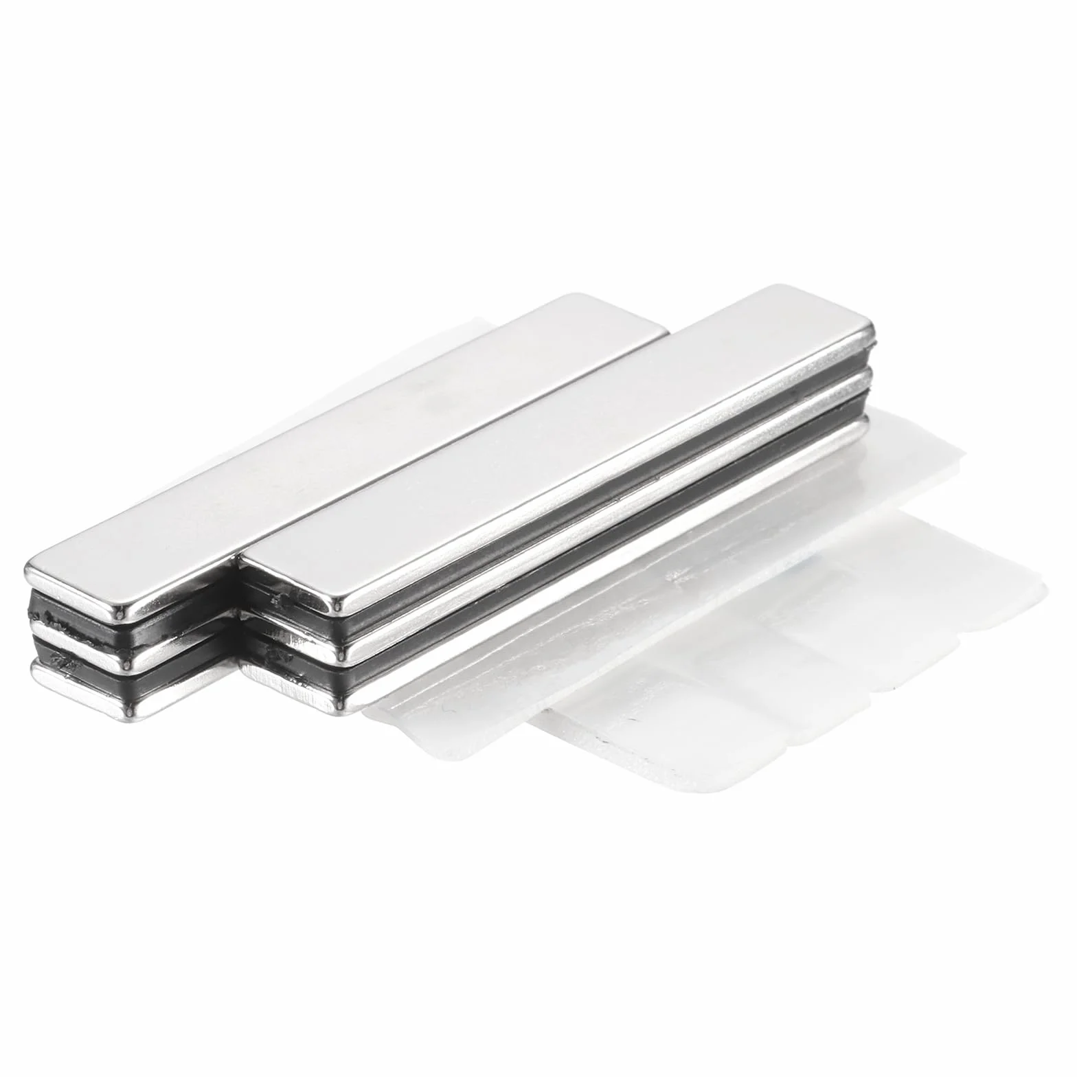 QUARKZMAN magnesy prostokątne 50x10x2 mm mocne magnesy biurowe na tablicę lodówkę