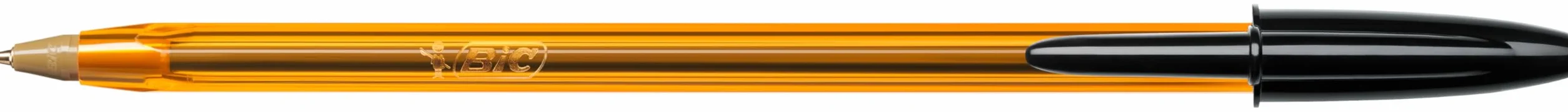 BIC Długopis Cristal fine – 50 długopisów w kolorze czarnym – grubość kreski: 0,35 mm/średnica kulki: 0,8 mm – drobny – nadaje się do dokumentów