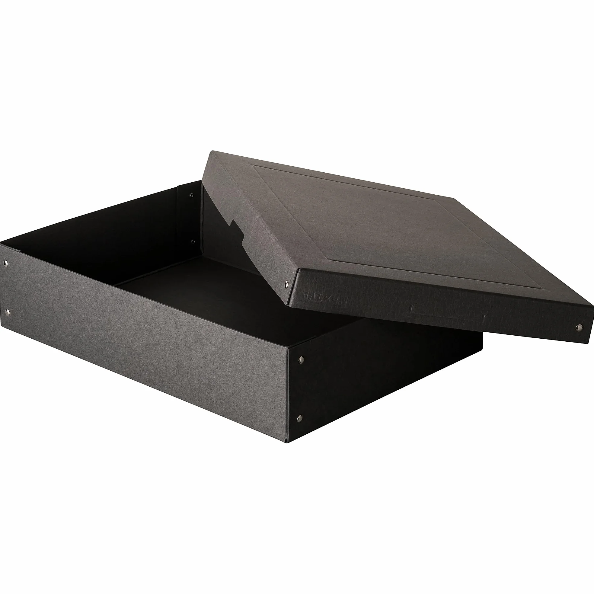 Falken PureBox Black Pudełko do przechowywania DIN A3 100 mm z recyklingu