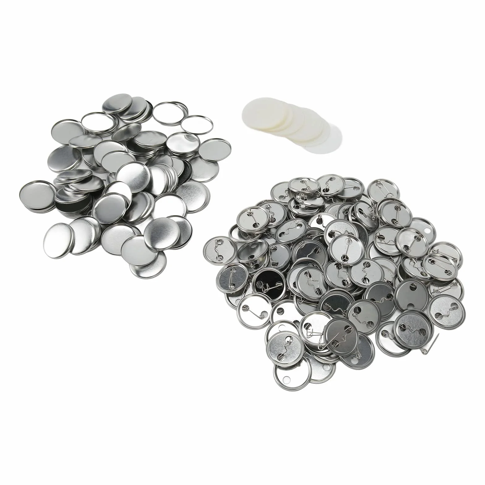 Zestaw Części do Odznak 32 mm Puste Przyciski Okrągłe Blaszki