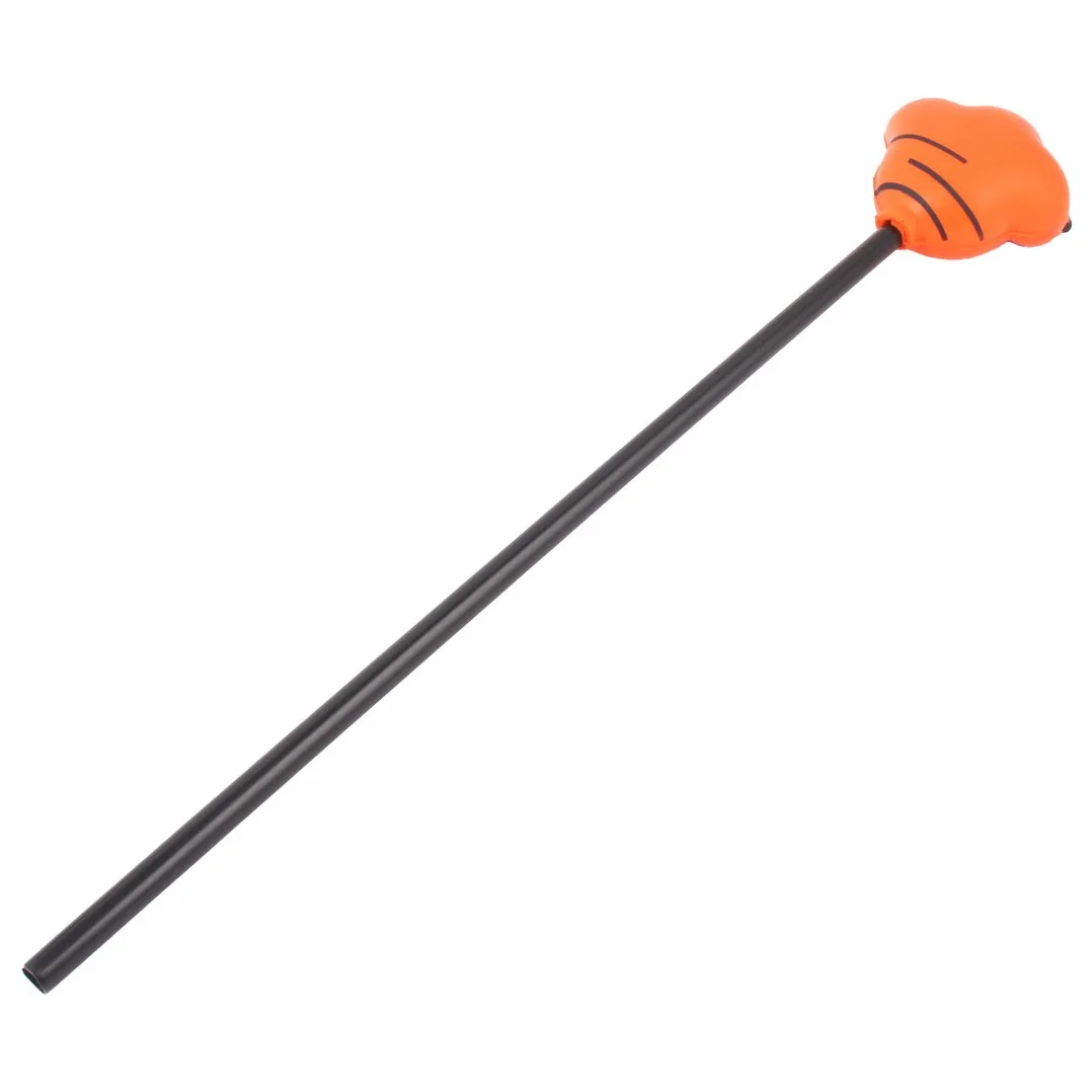 Ruilogod Pianka Prop Pointer Tiger Paw Palm Top Stick 17.3 "Długość pomarańczowy czarny
