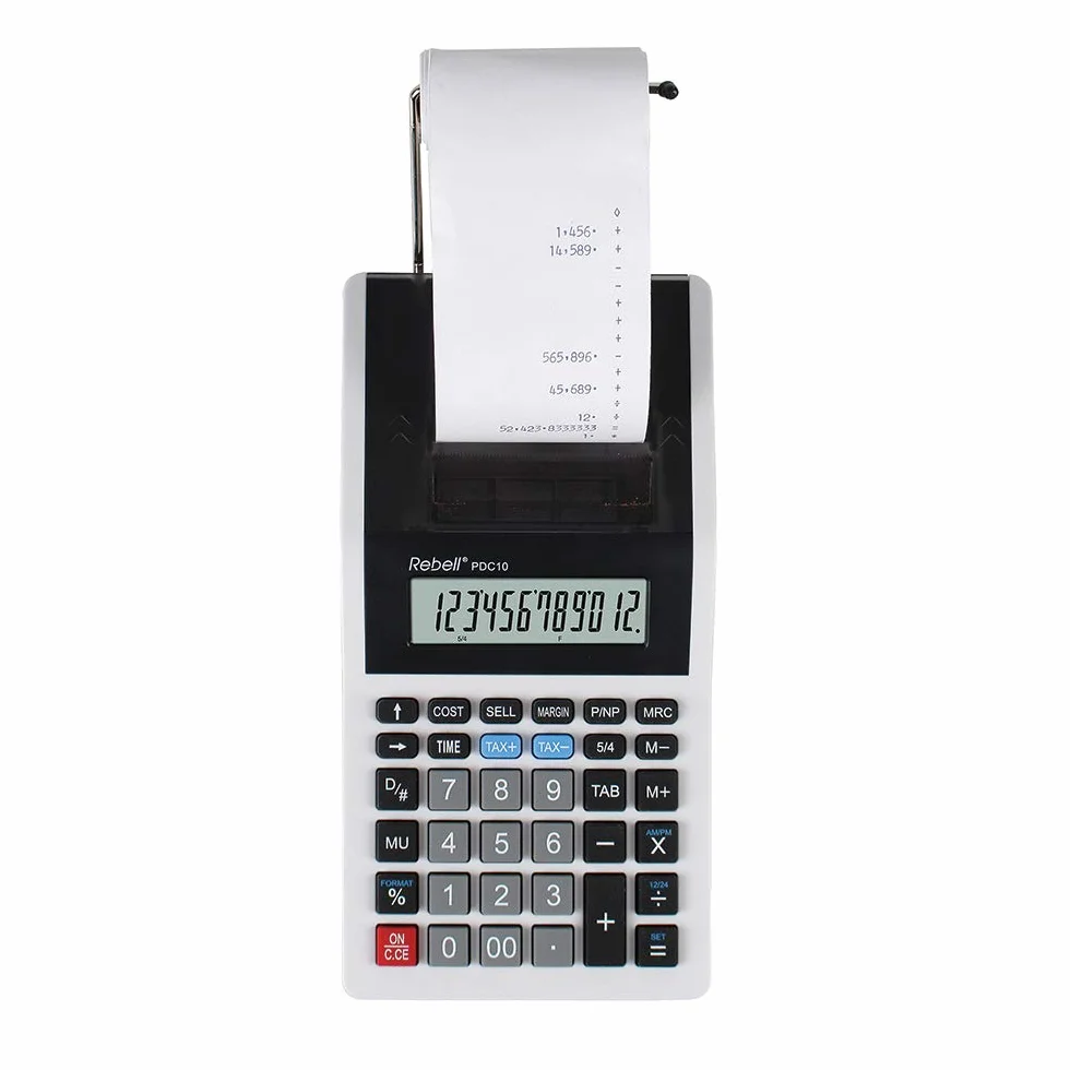 Rebell Kalkulator RE-PDC10 WB